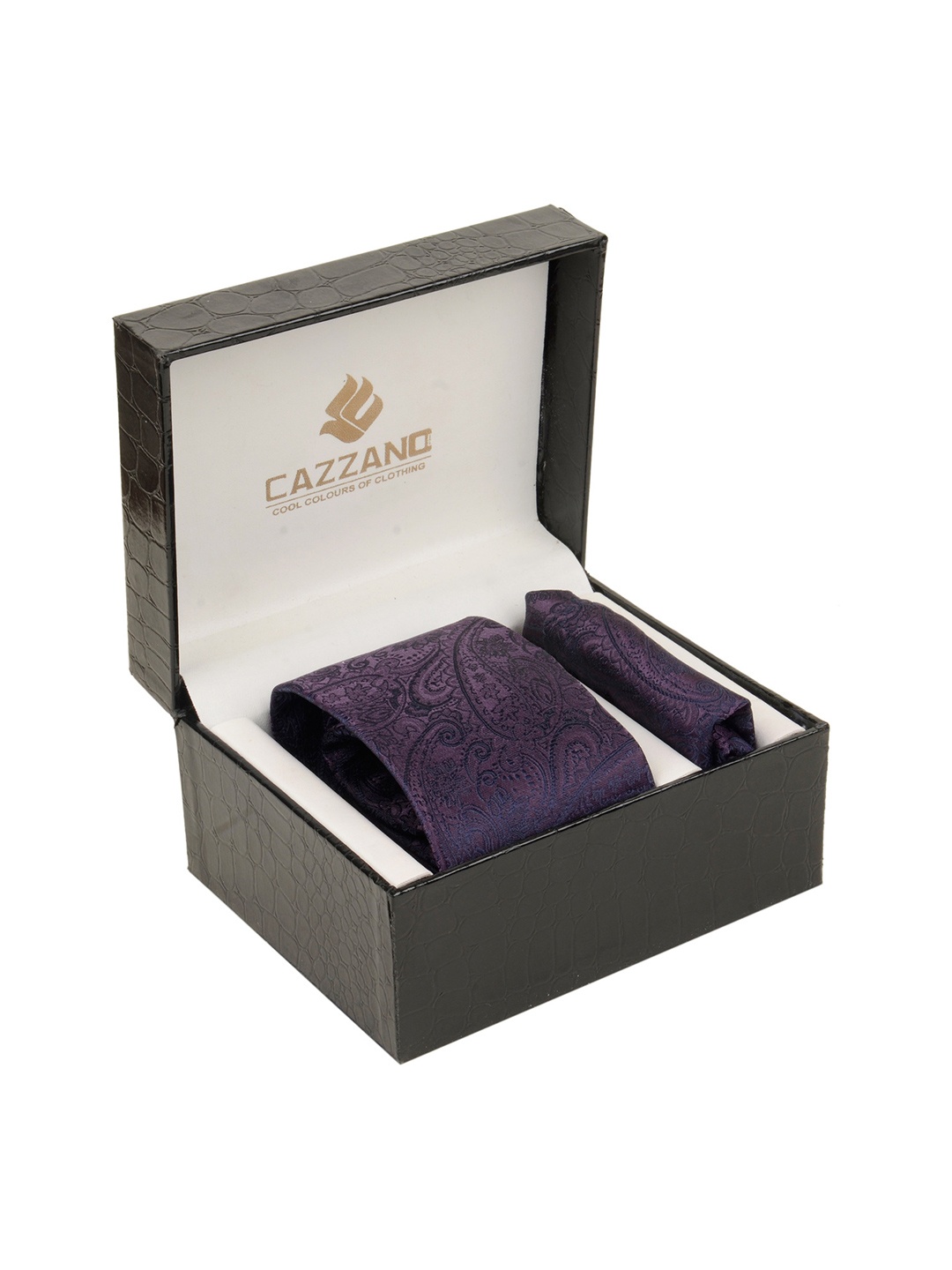 

Cazzano Men Accessory Gift Set of, Purple