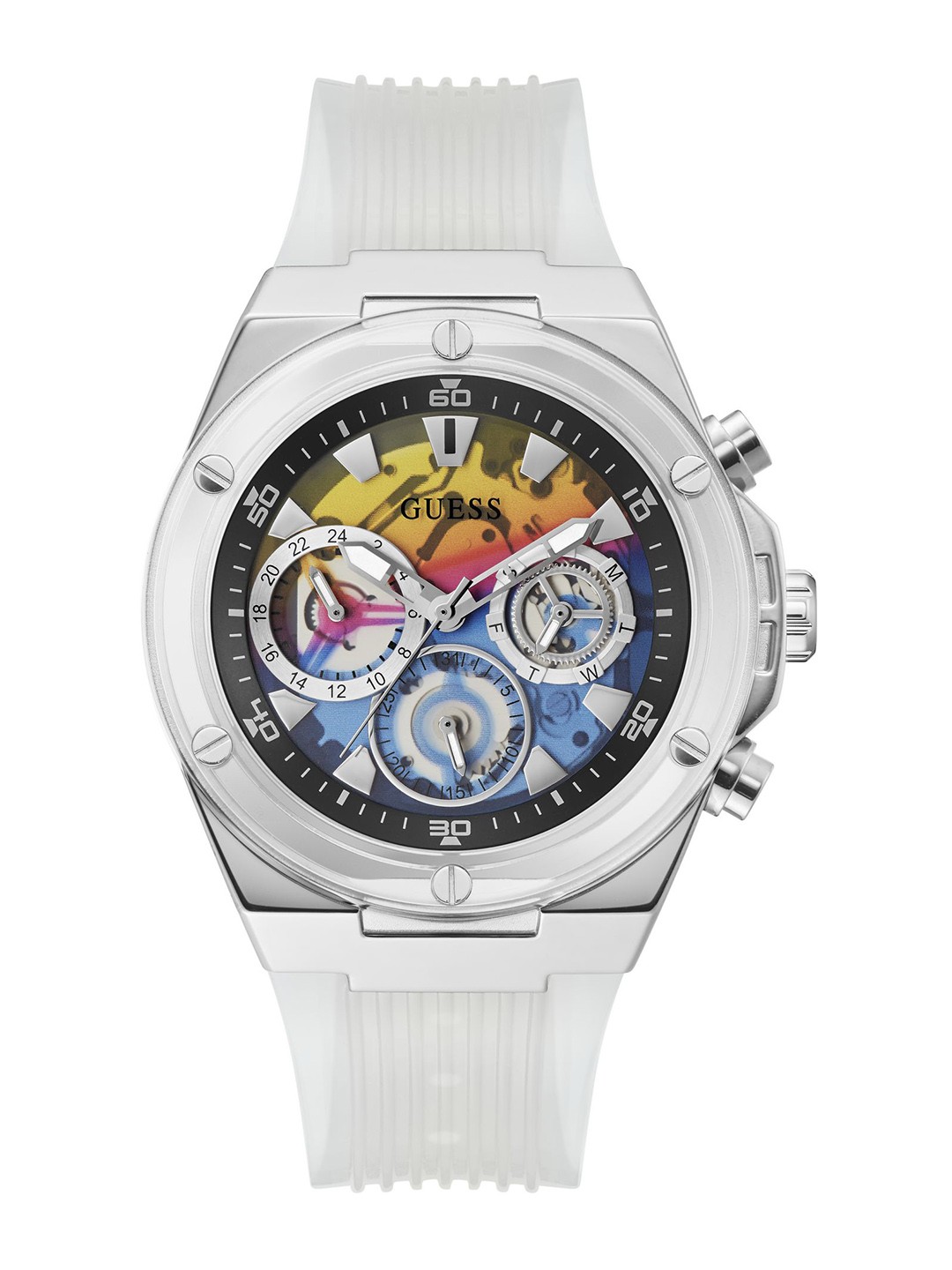 

GUESS Men Printed Dial Analogue Chronograph Watch GW0425G4, Multi