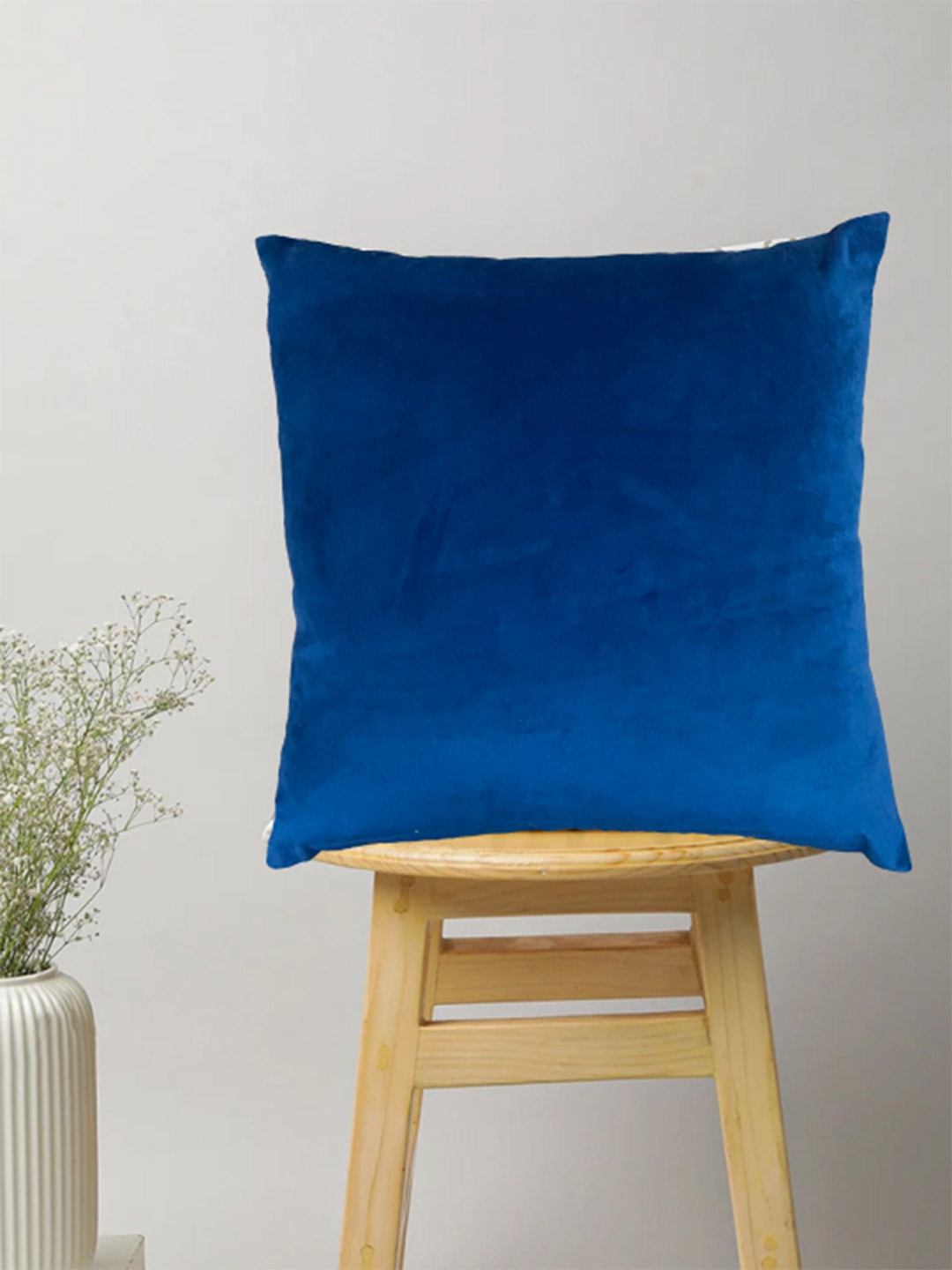 

SAJAVAT Navy Blue Velvet Square Cushion Covers