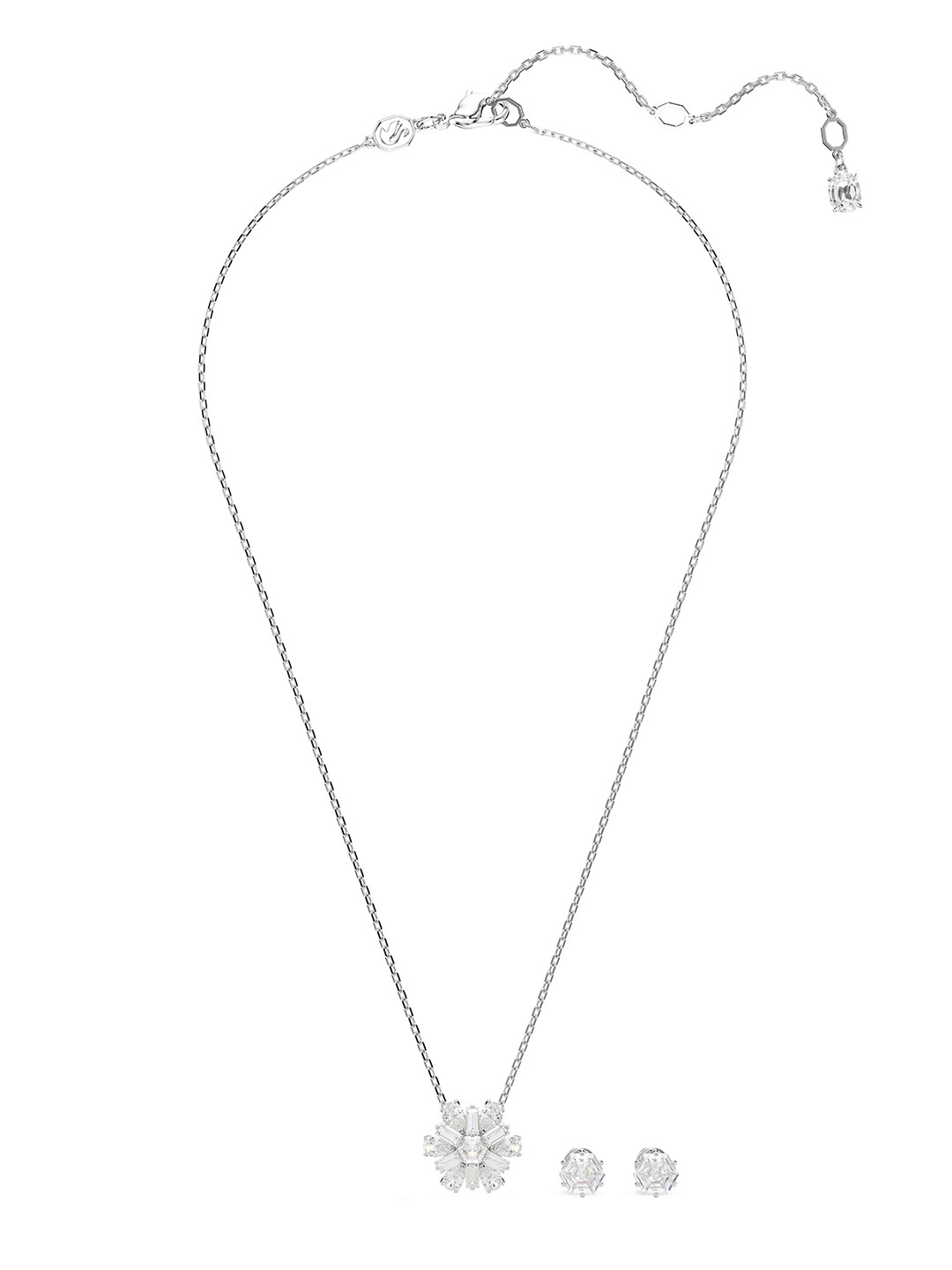 

SWAROVSKI Rhodium-Plated Jewellery Set, White