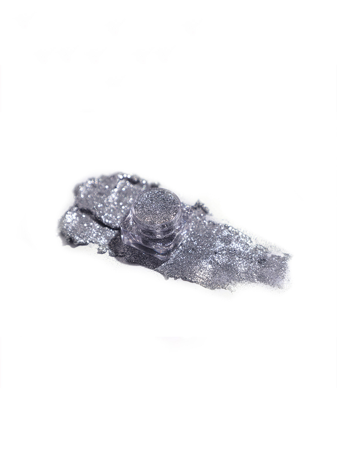 

TS COSMETICS Pressed Glitter Eyeshadow - 8 gm - Silver