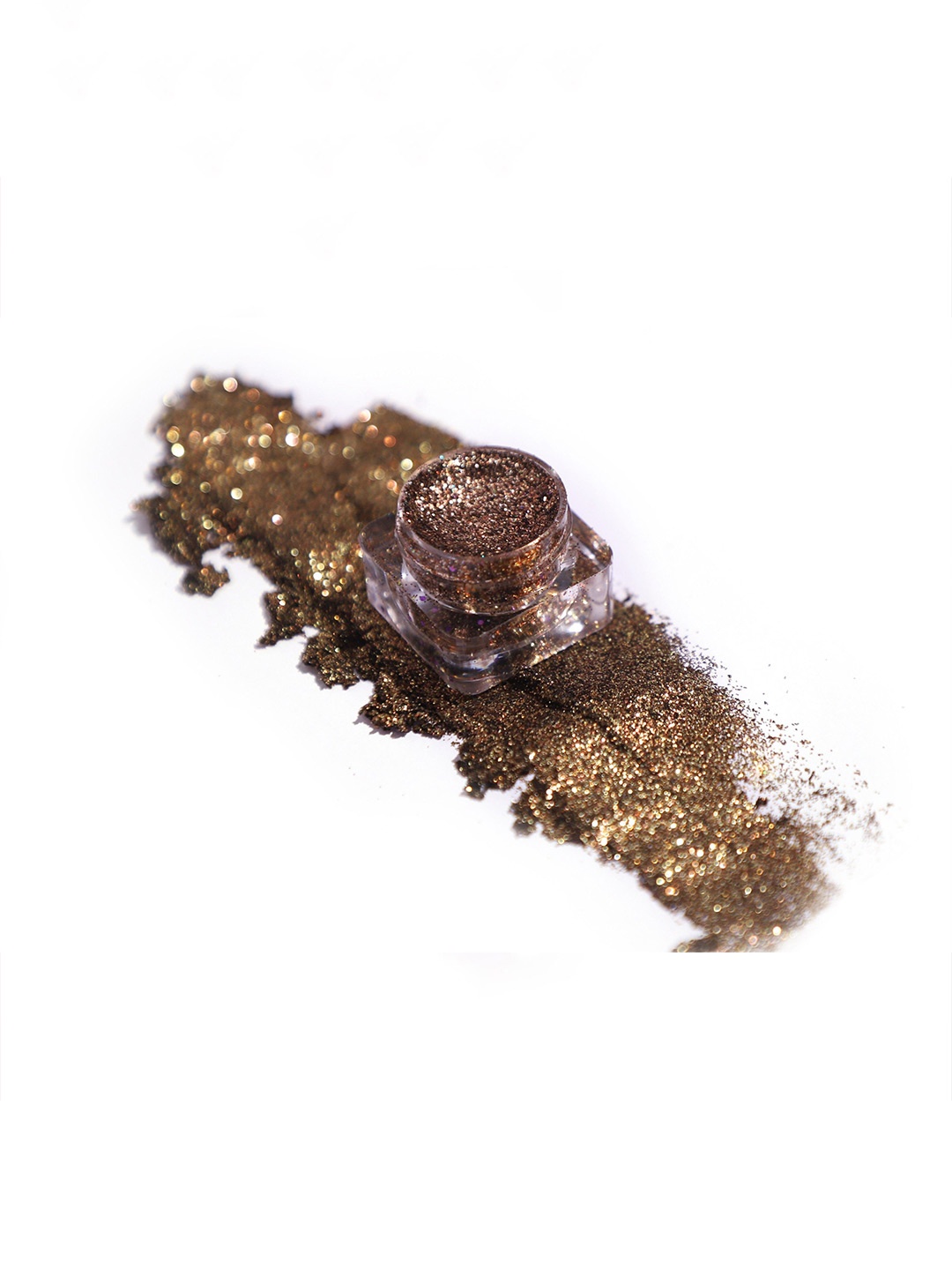 

TS COSMETICS Pressed Glitter Eyeshadow - On The Way, Coffee brown