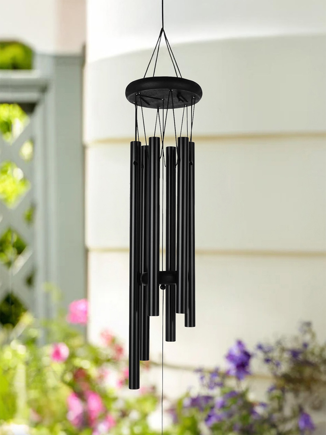 

Ekhasa Black Glossy Aluminium Windchimes