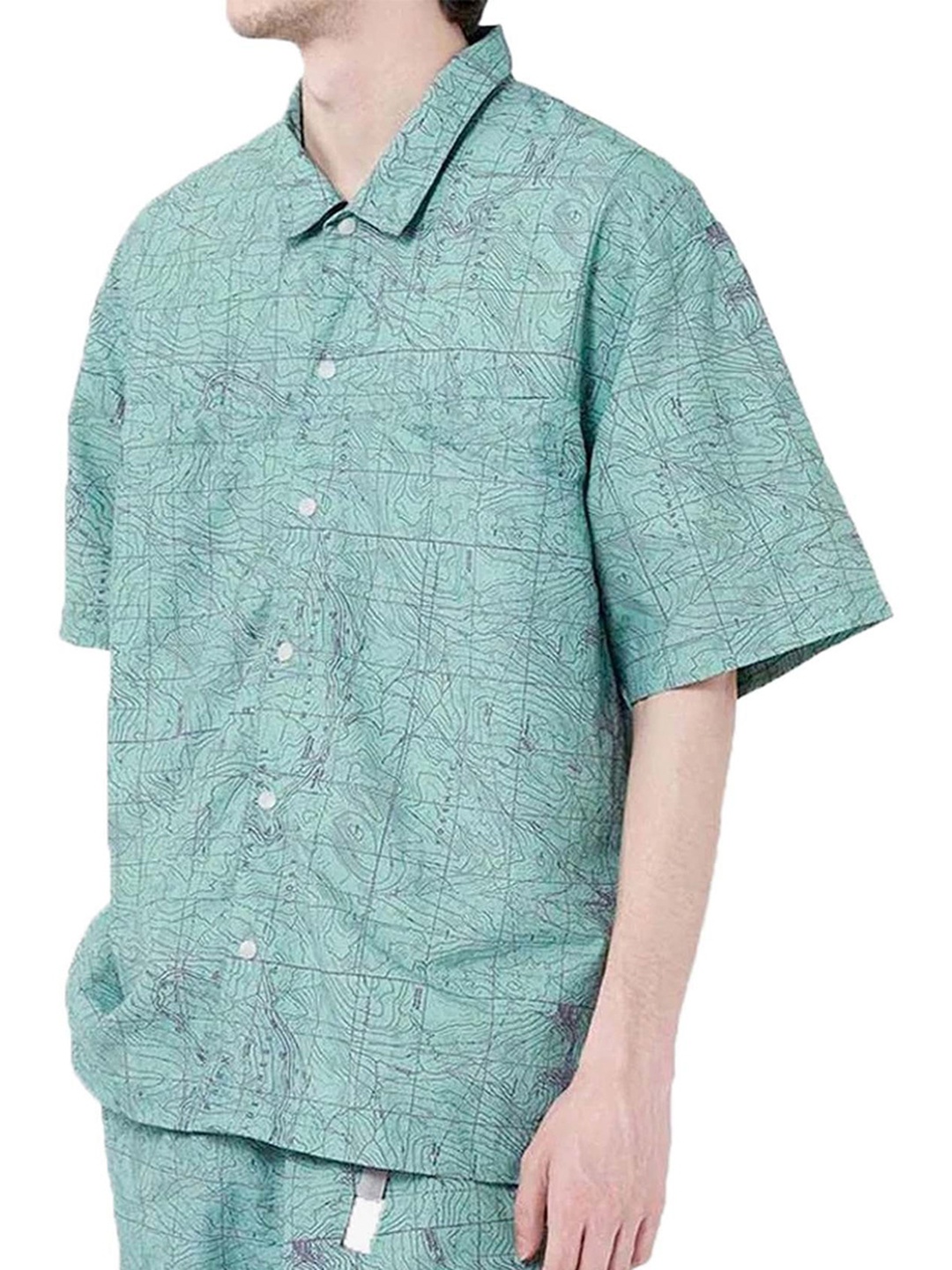 

Gramicci Men Camp Shirt, Green