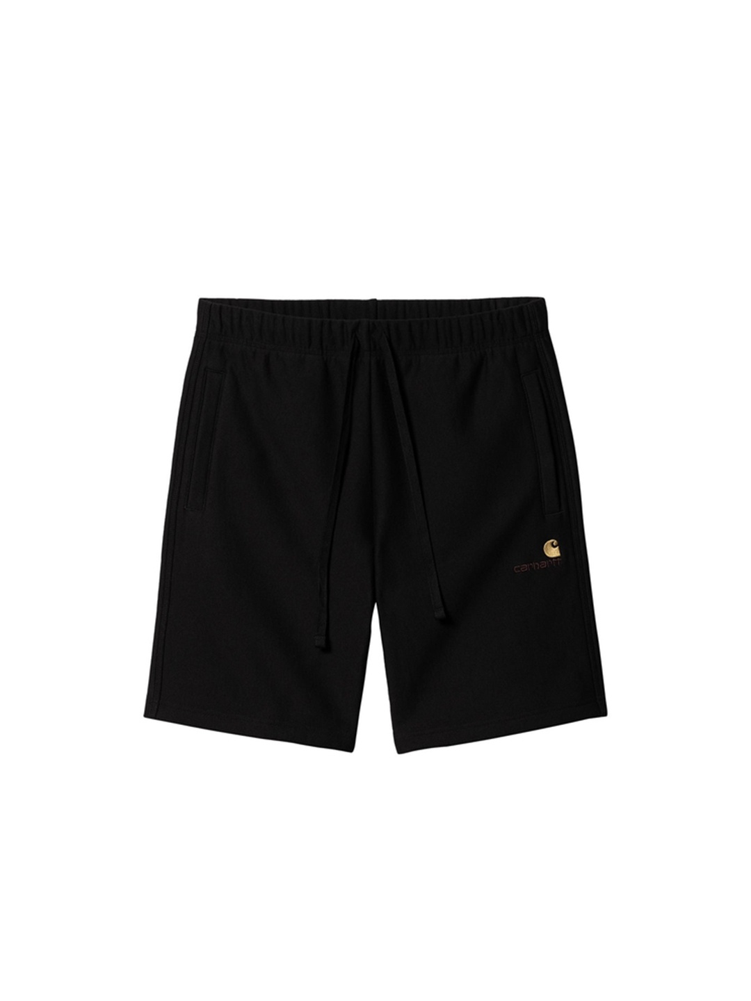 

Carhartt WIP Mens American Script Sweat Shorts, Black