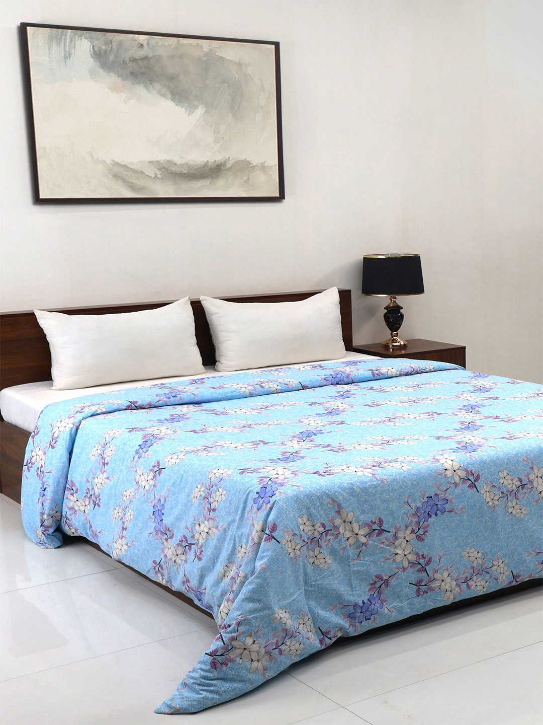 

Bombay Dyeing Allure 144 TC 100% Cotton Blue Double King Duvet Cover