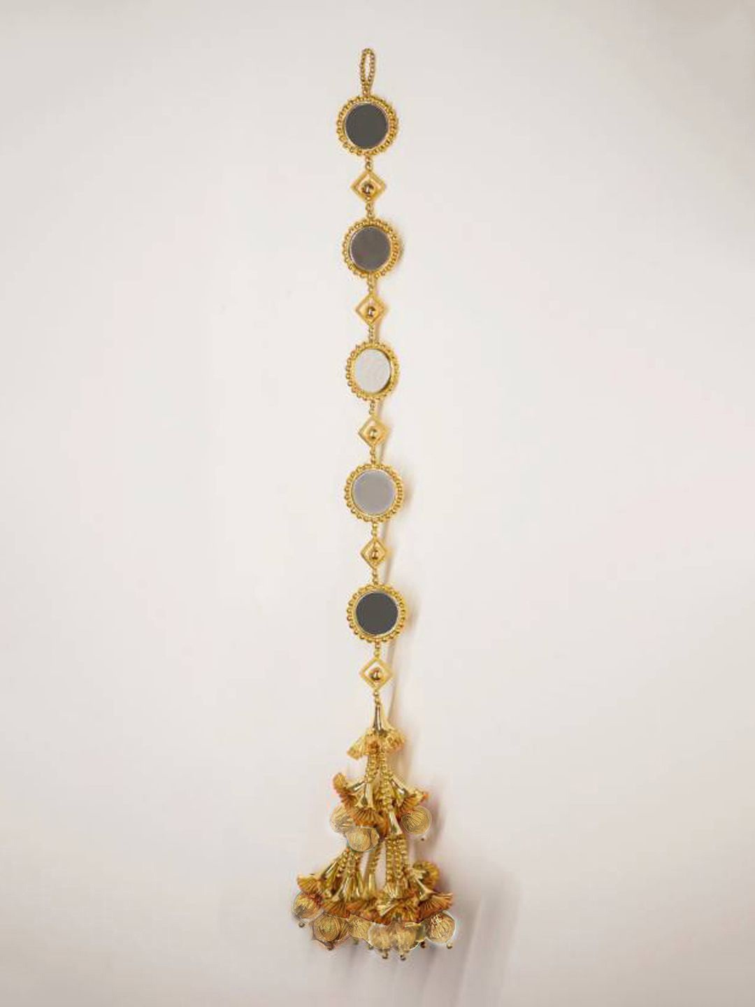 

VAGHBHATT Women Patiala Bridal Paranda Hair Accessory, Gold