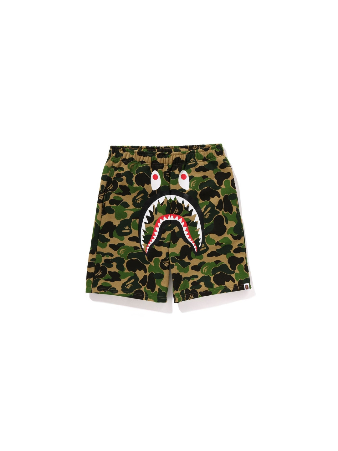 

BAPE Men Camouflage Printed Low-Rise Shorts, Blue
