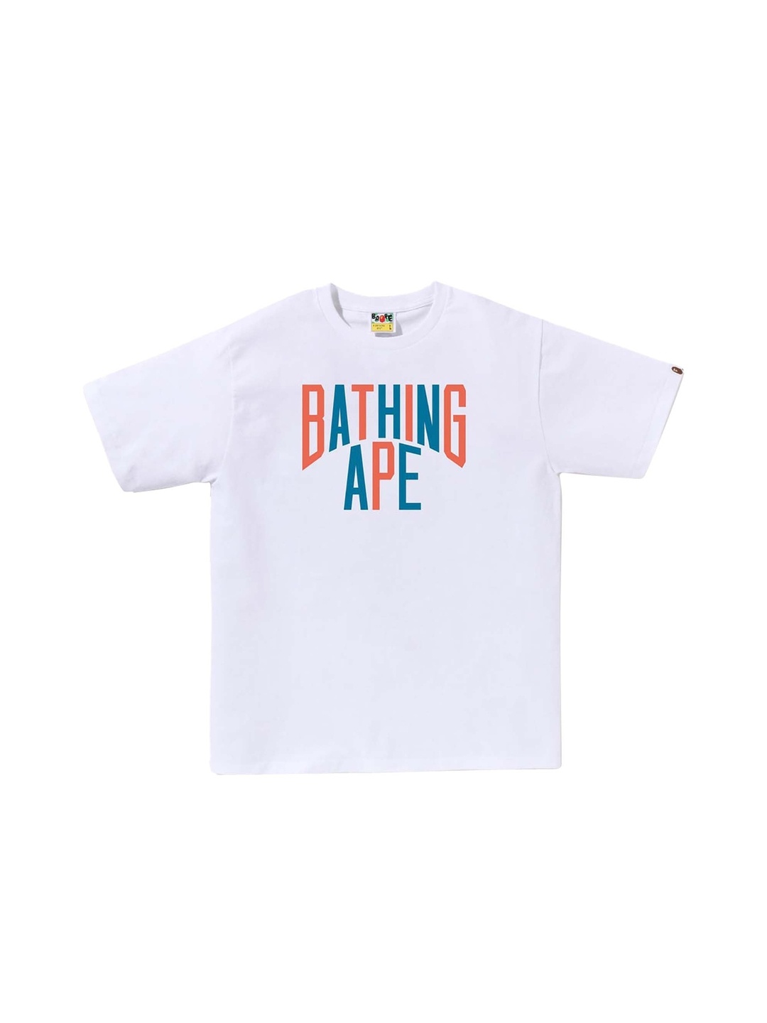 Bape Men Colors NYC Logo Tee, White