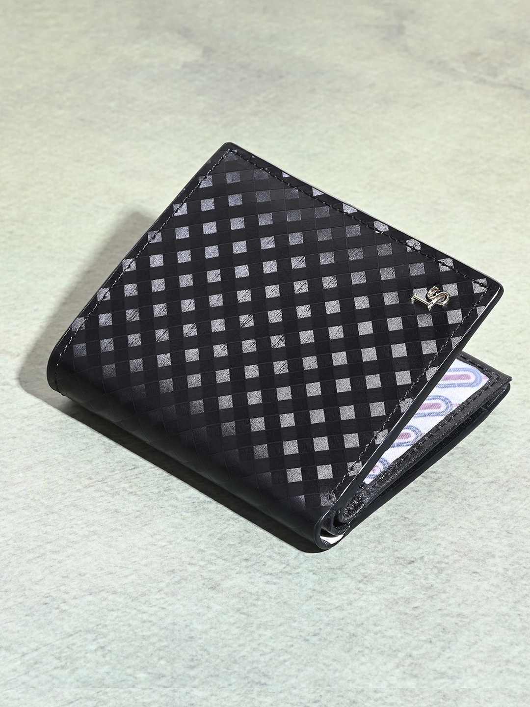 

Louis Stitch Handcrafted Spanish Leather Diary Shape Wallet for Men, Black