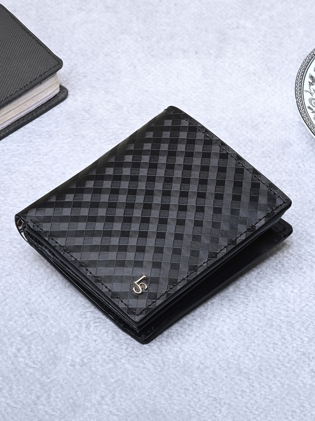 

Louis Stitch Handcrafted Spanish Leather Diary Shape Wallet for Men, Black