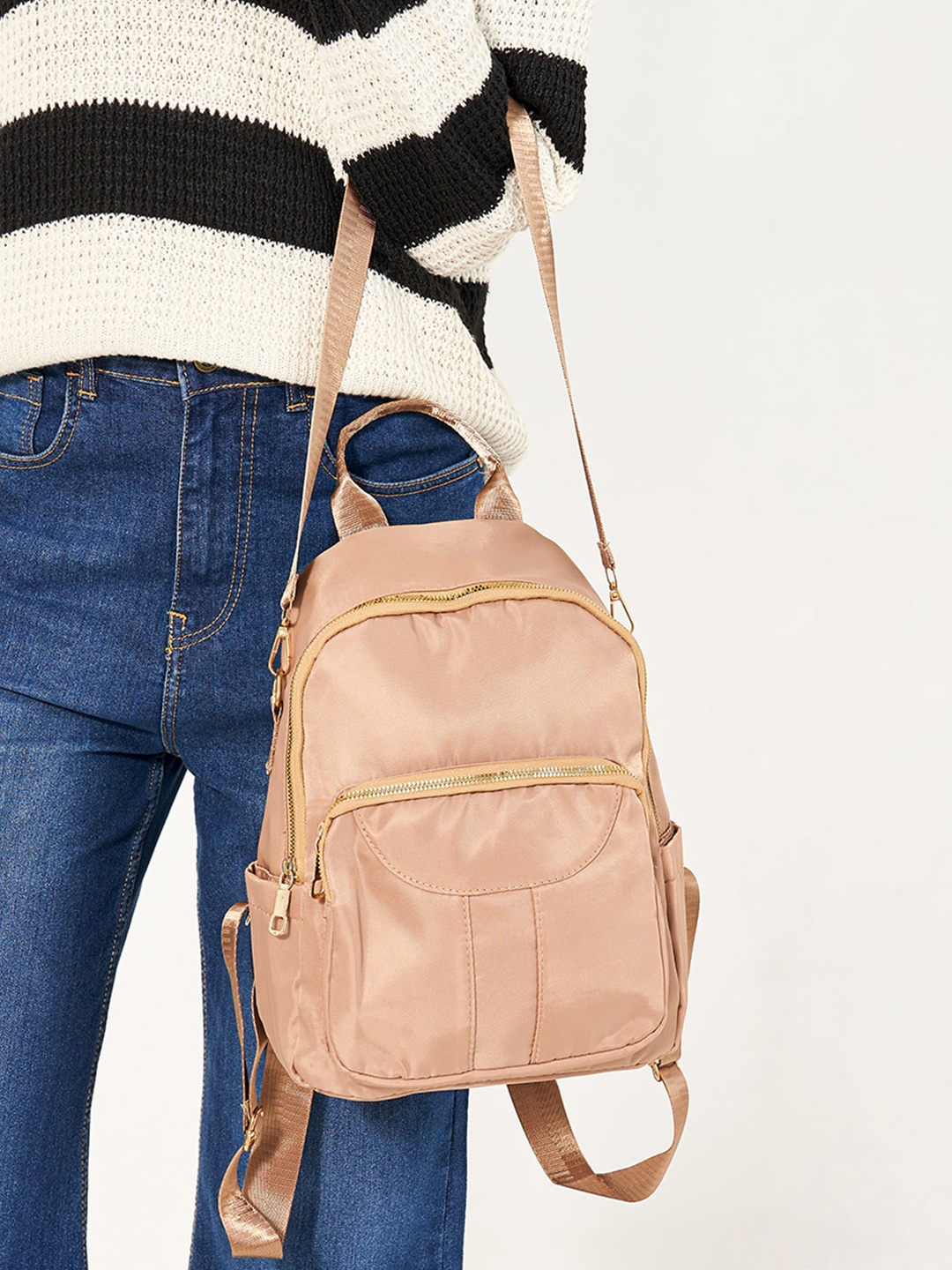 

Styli Women Backpack, Peach
