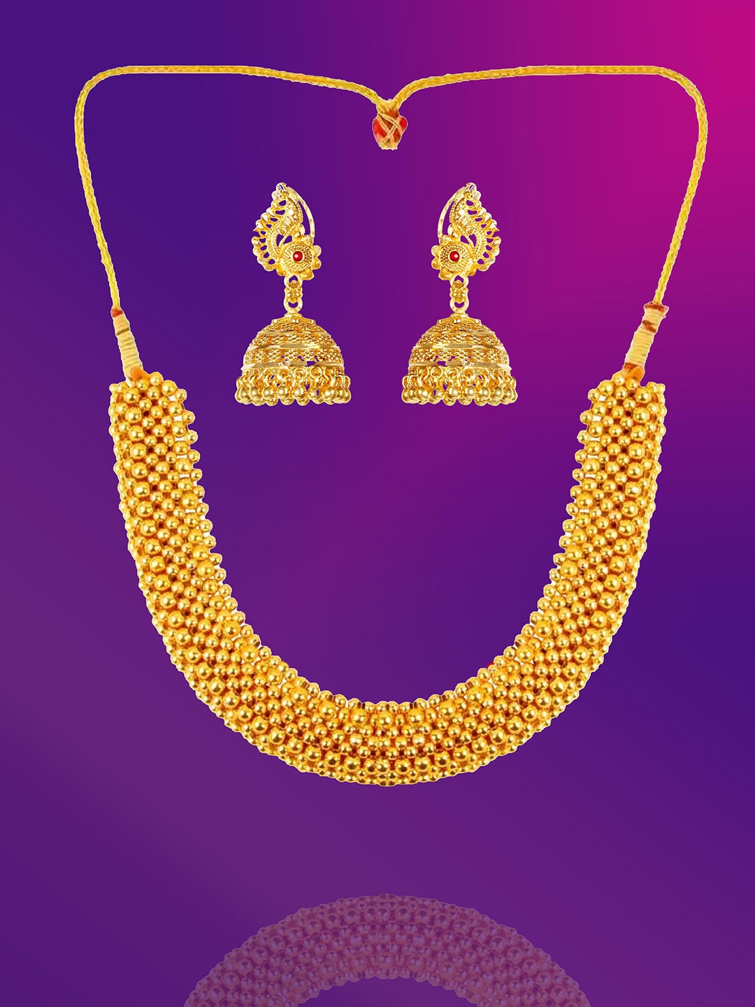 

Lila Gold-Plated Jewellery Set