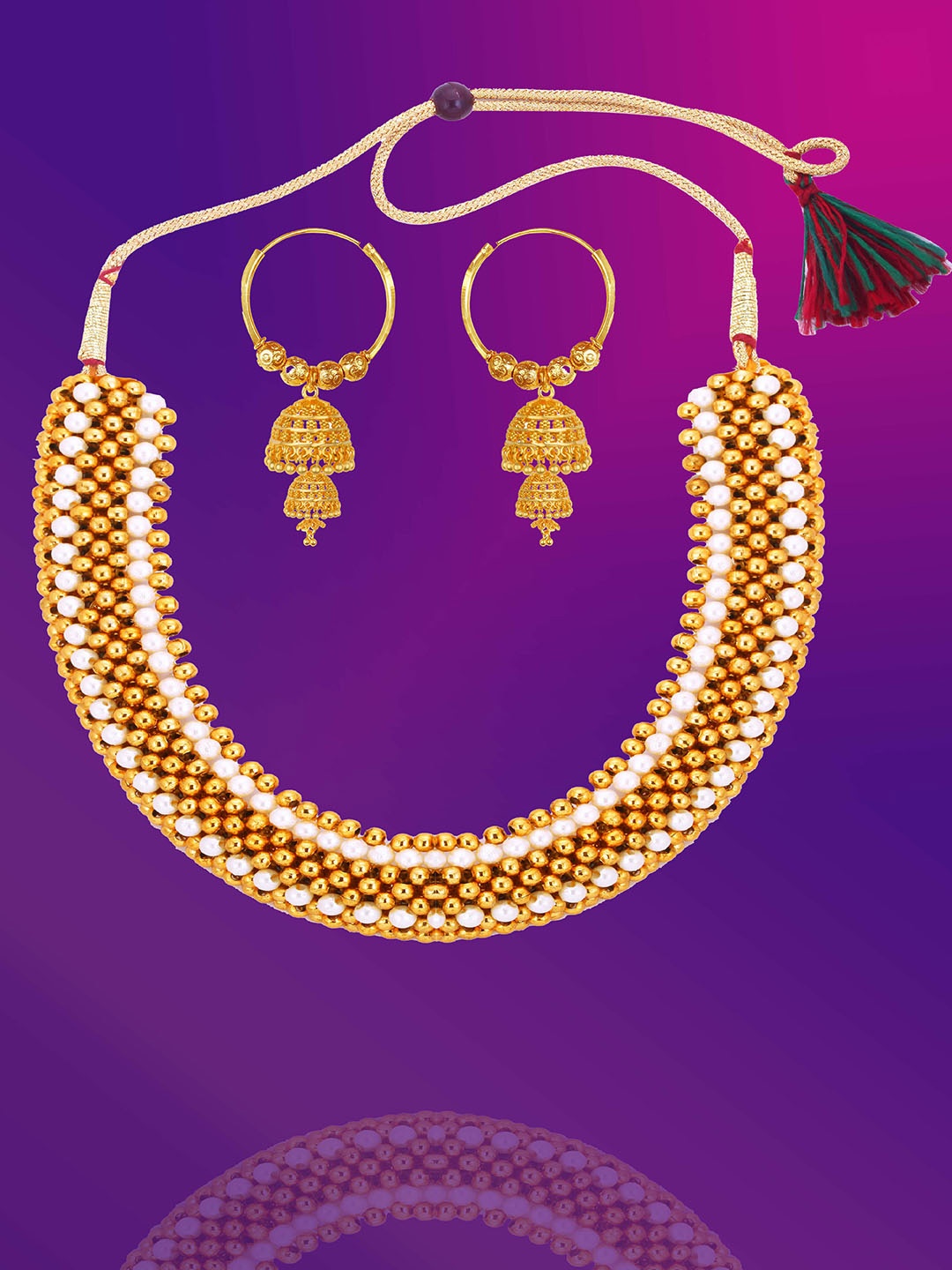 

Lila Set of 2 Gold-Plated Jewellery Set