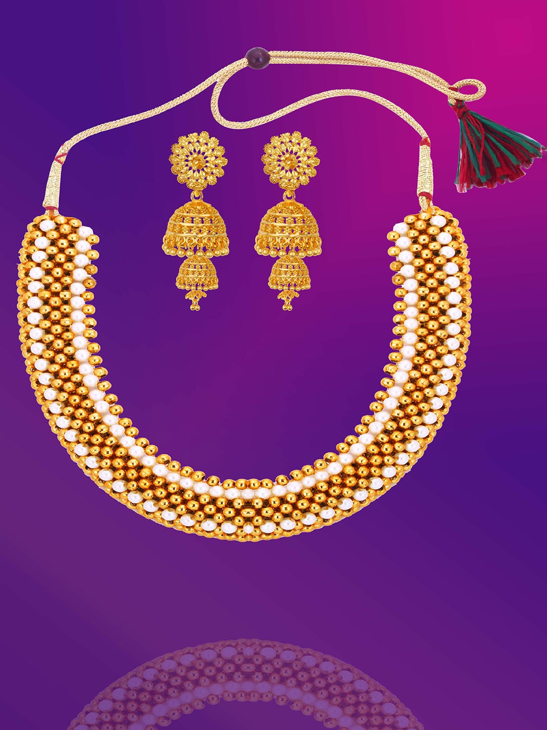 

Lila Gold-Plated Jewellery Set