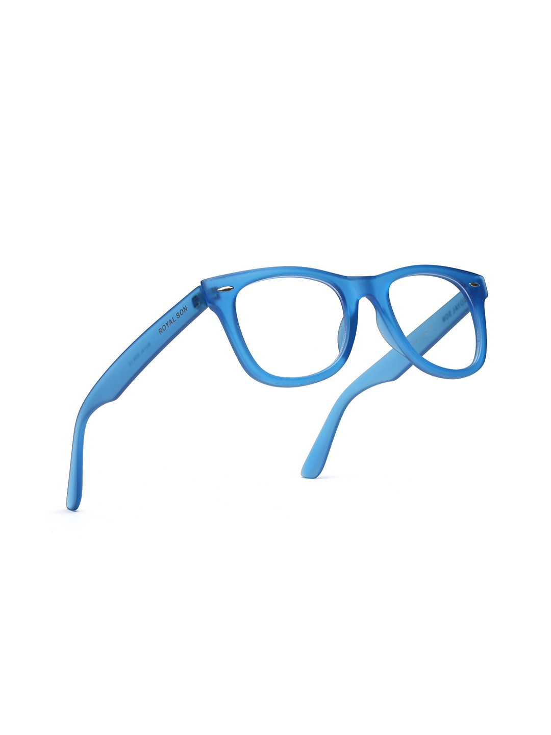 

ROYAL SON Unisex Full Rim Wayfarer Frames, Blue