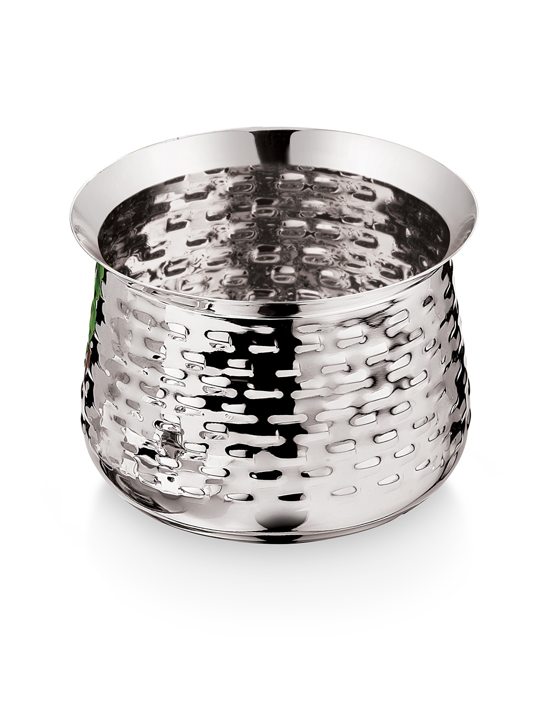 

MUKTI Mudhiras Checkers Dishwasher Safe Stainless Steel Cooking Pot-1100 ml, Silver