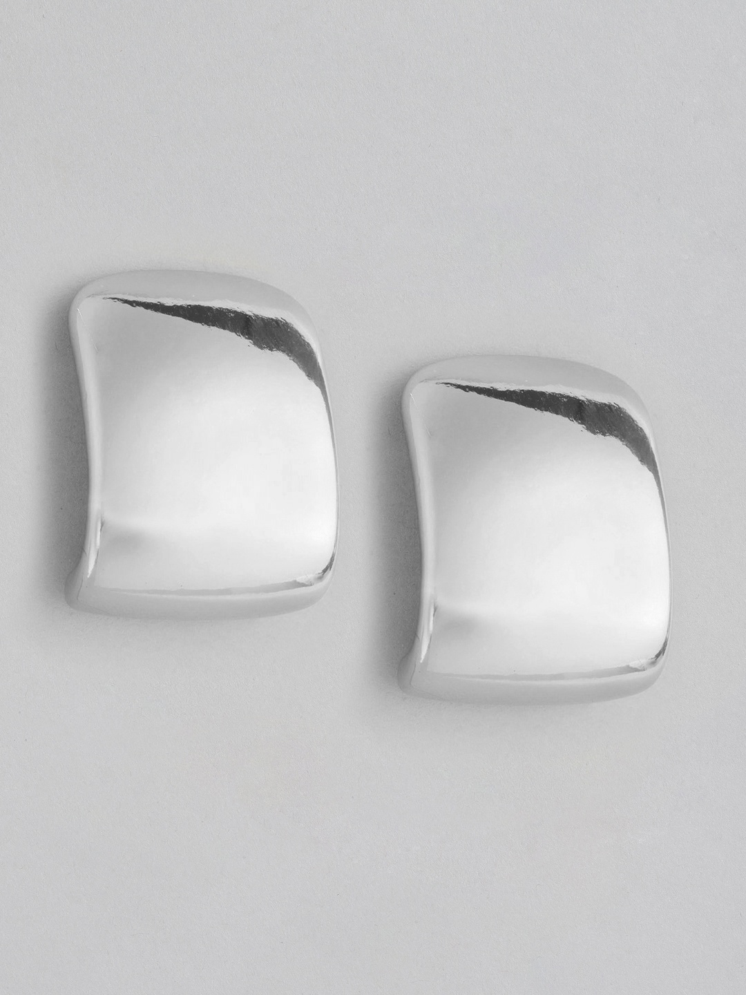 

MANGO Square Drop Earrings, Silver