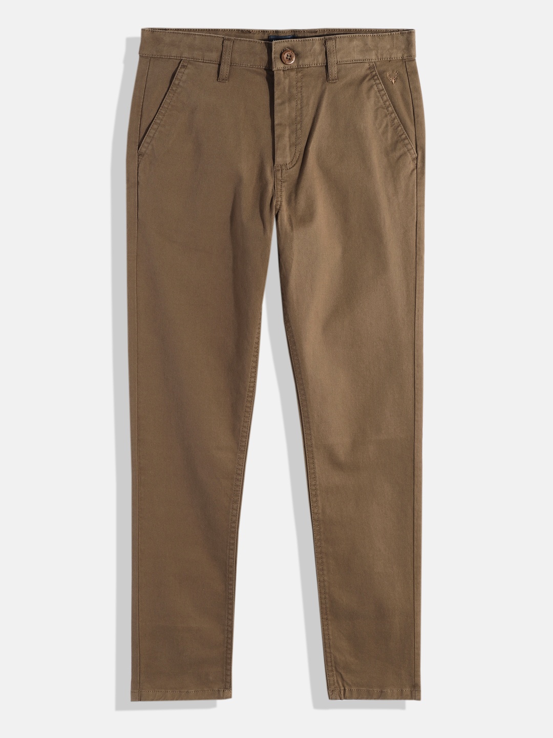 

Allen Solly Junior Boys Custom Slim Fit Trousers, Brown