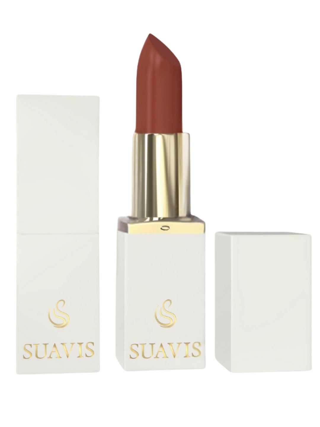 

SUAVIS Comfy Matte Cream Bullet Lipstick - 4 ml - Nutty Nude 120, Brown