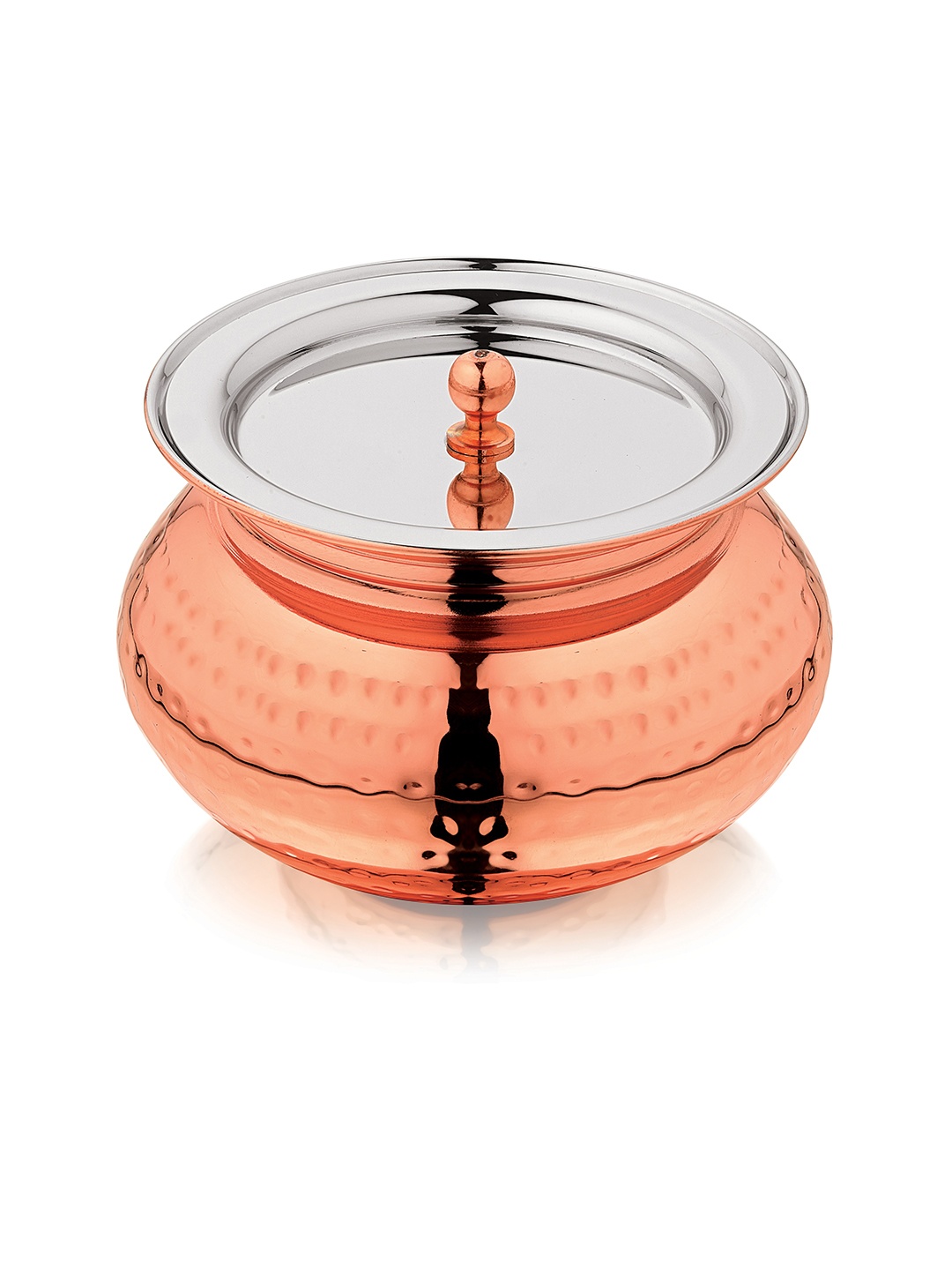 

MUKTI Zaika Gold-Toned Stainless Steel Dishwasher Safe Serving Handi 3L