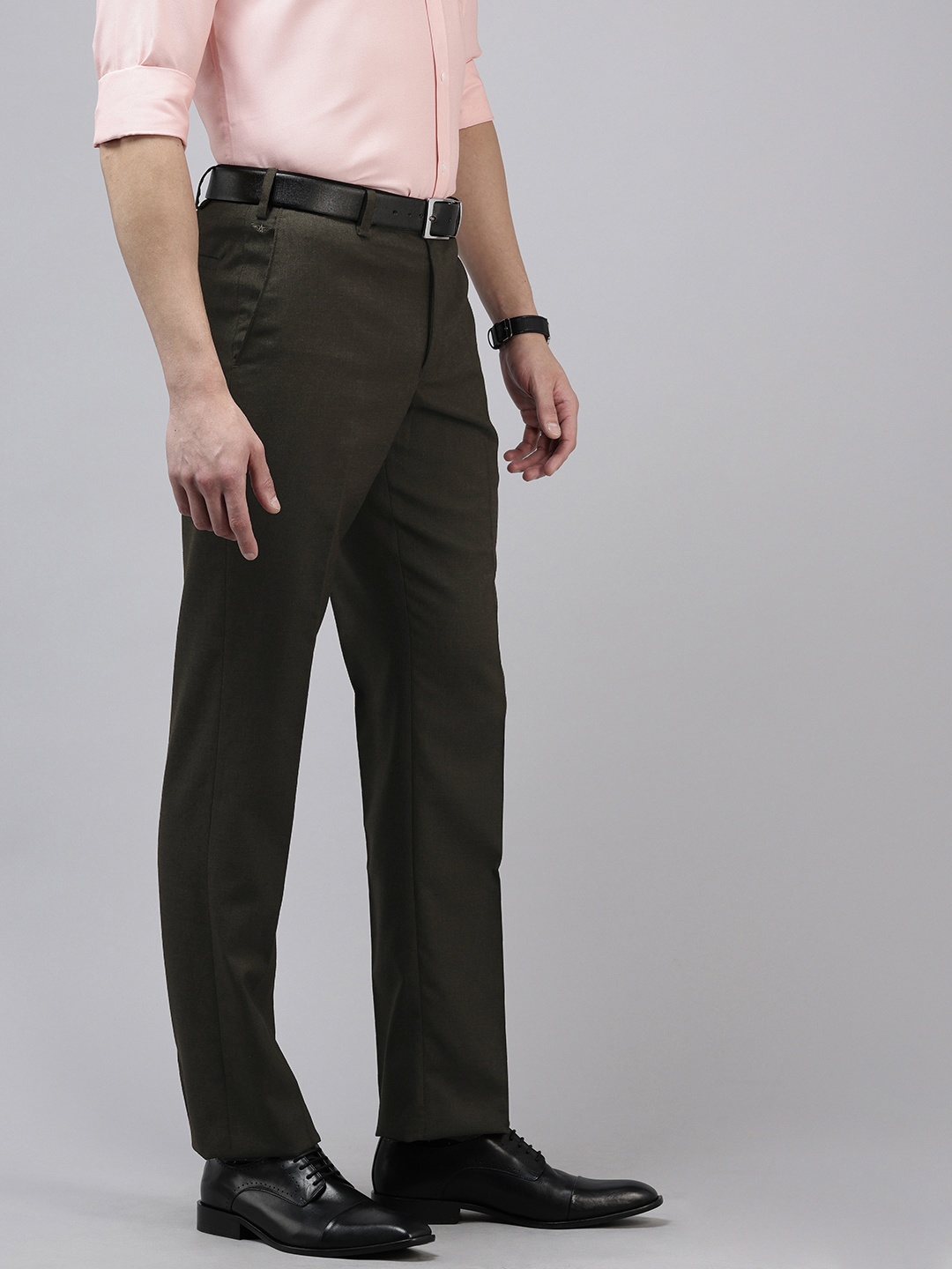 

Park Avenue Men Formal Trousers, Brown