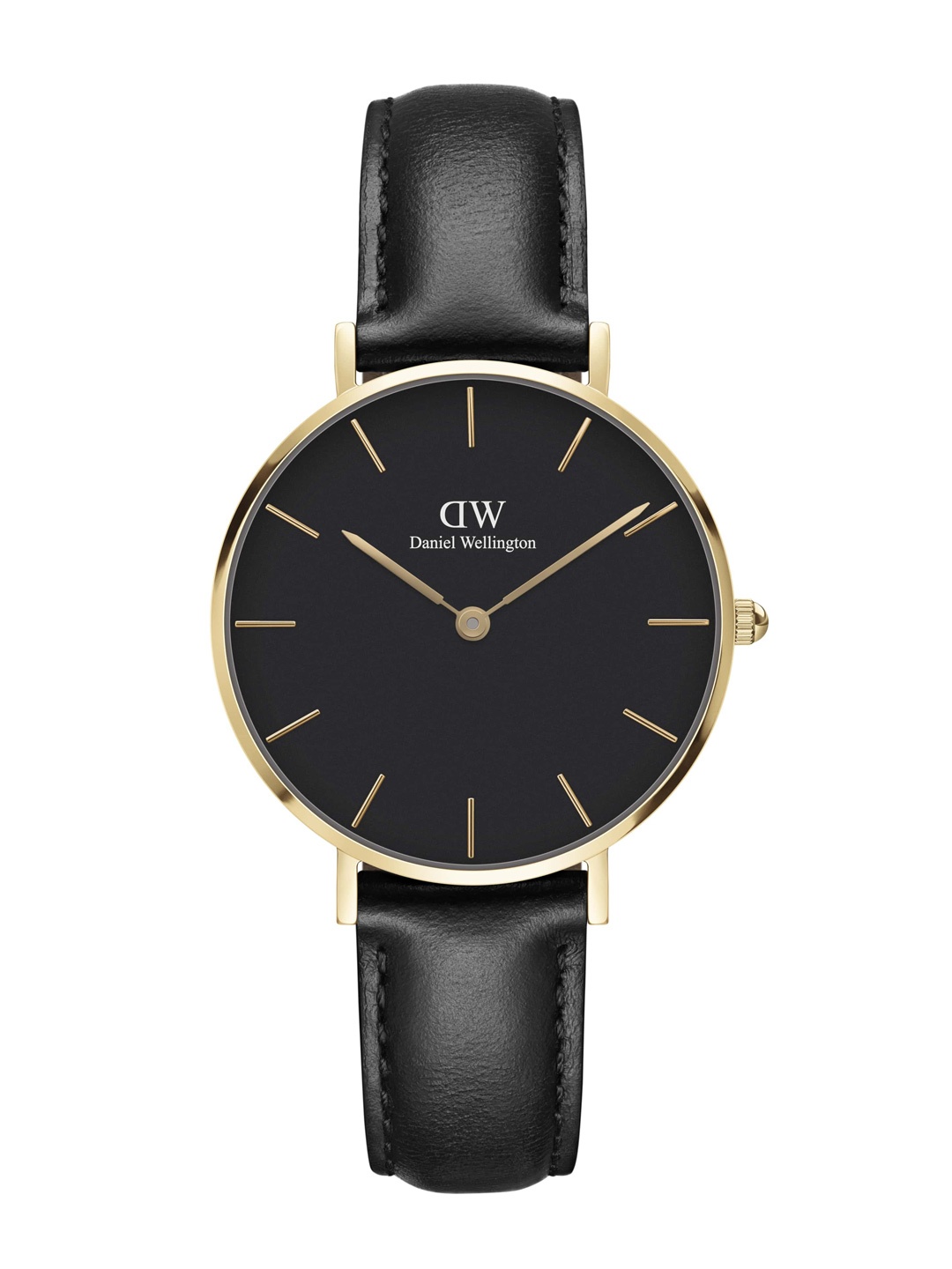 

Daniel Wellington Women Dial & Leather Straps Analogue Watch, Black