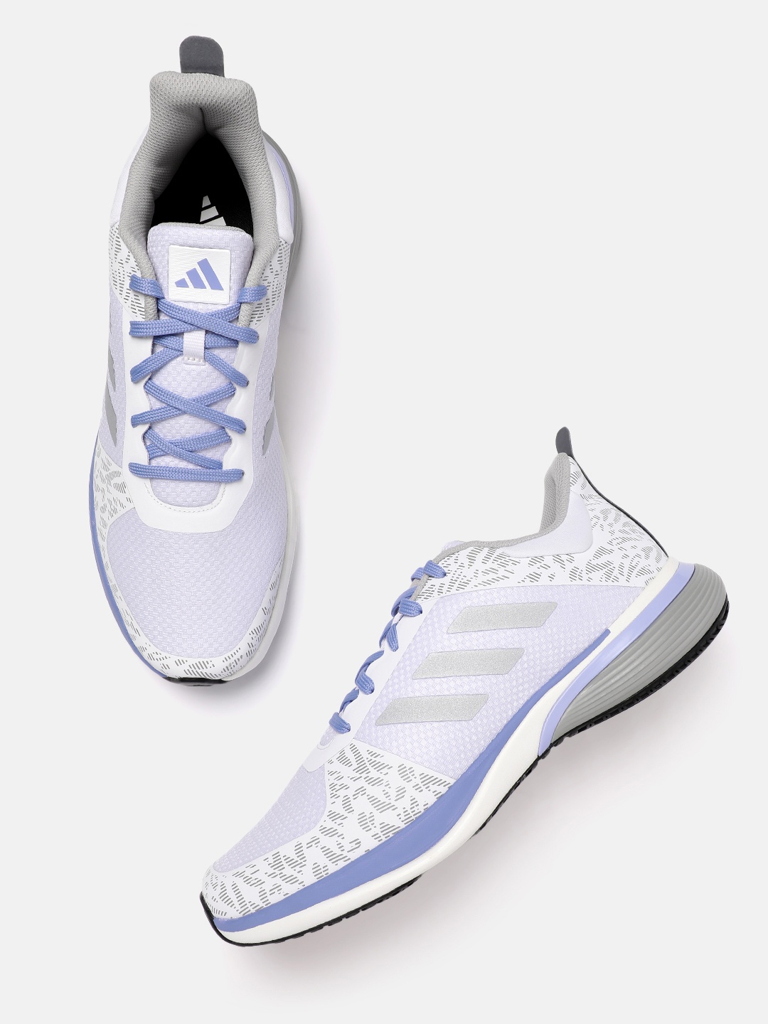 

ADIDAS Men Energy-Spirit Printed Running Shoes, White
