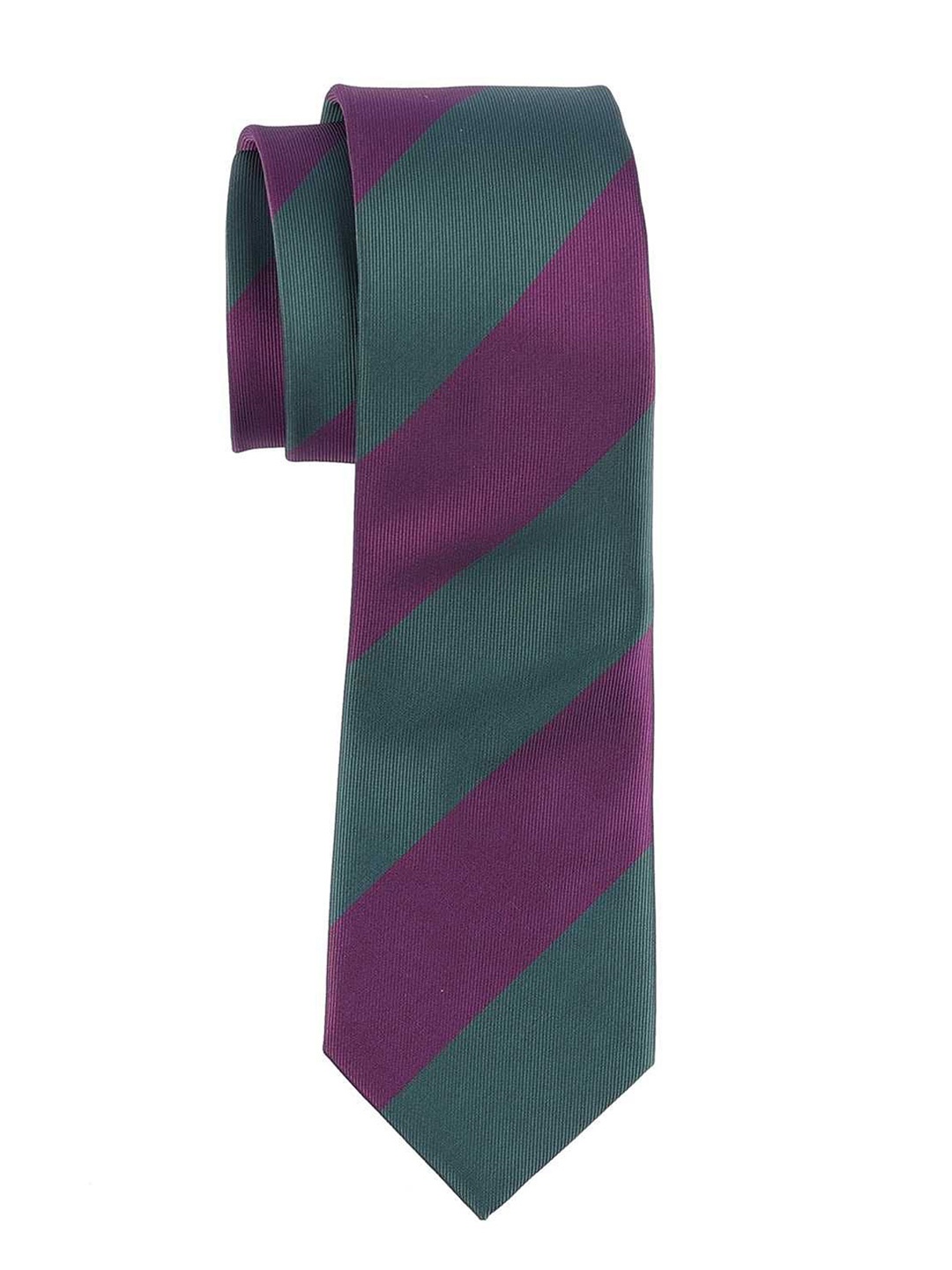 

The Tie Hub Men Striped Bow Tie, Green