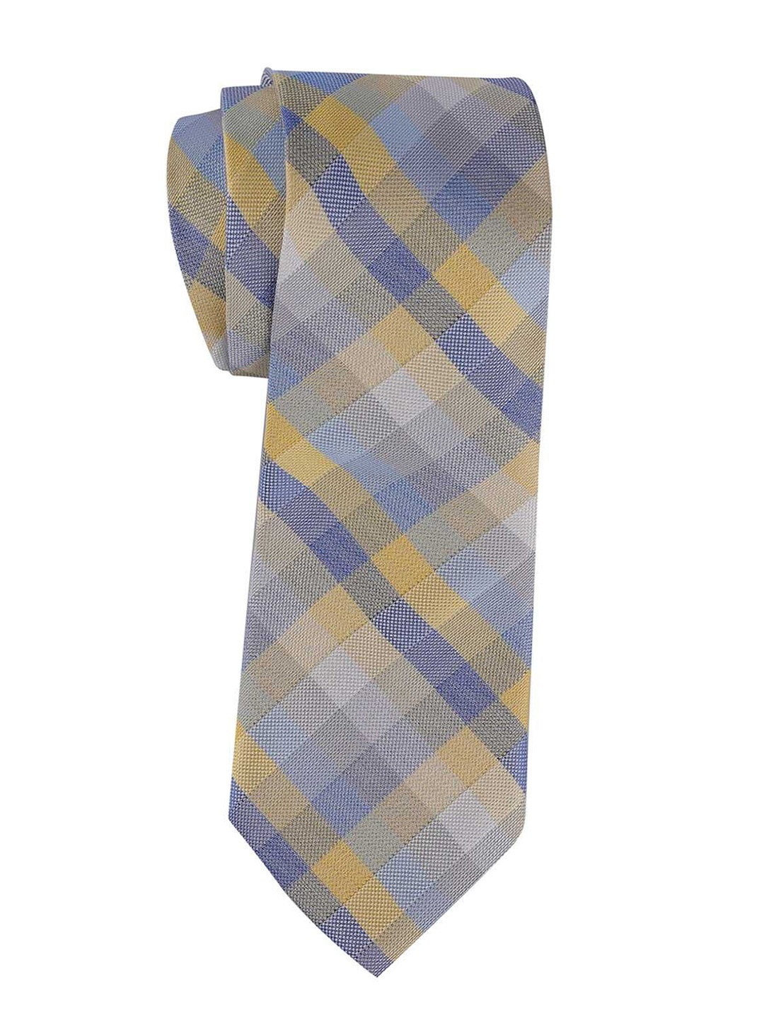 

The Tie Hub Men Checked Bow Tie, Yellow