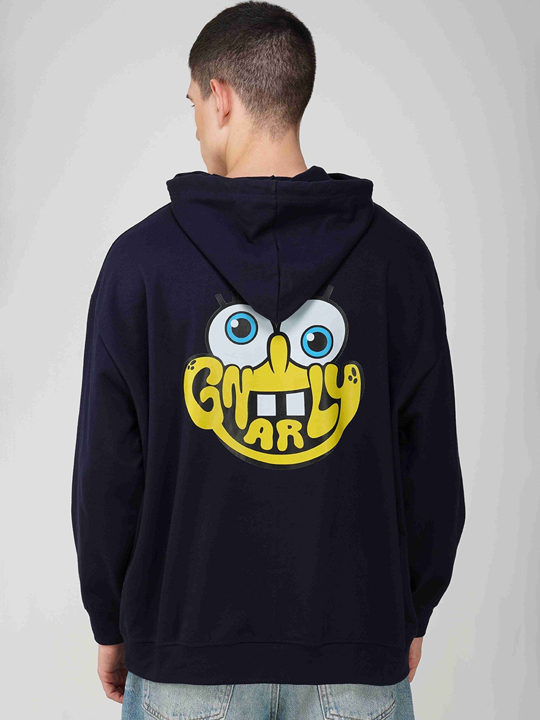 

THE CLOTHING FACTORY Men Hooded Sweatshirt, Blue