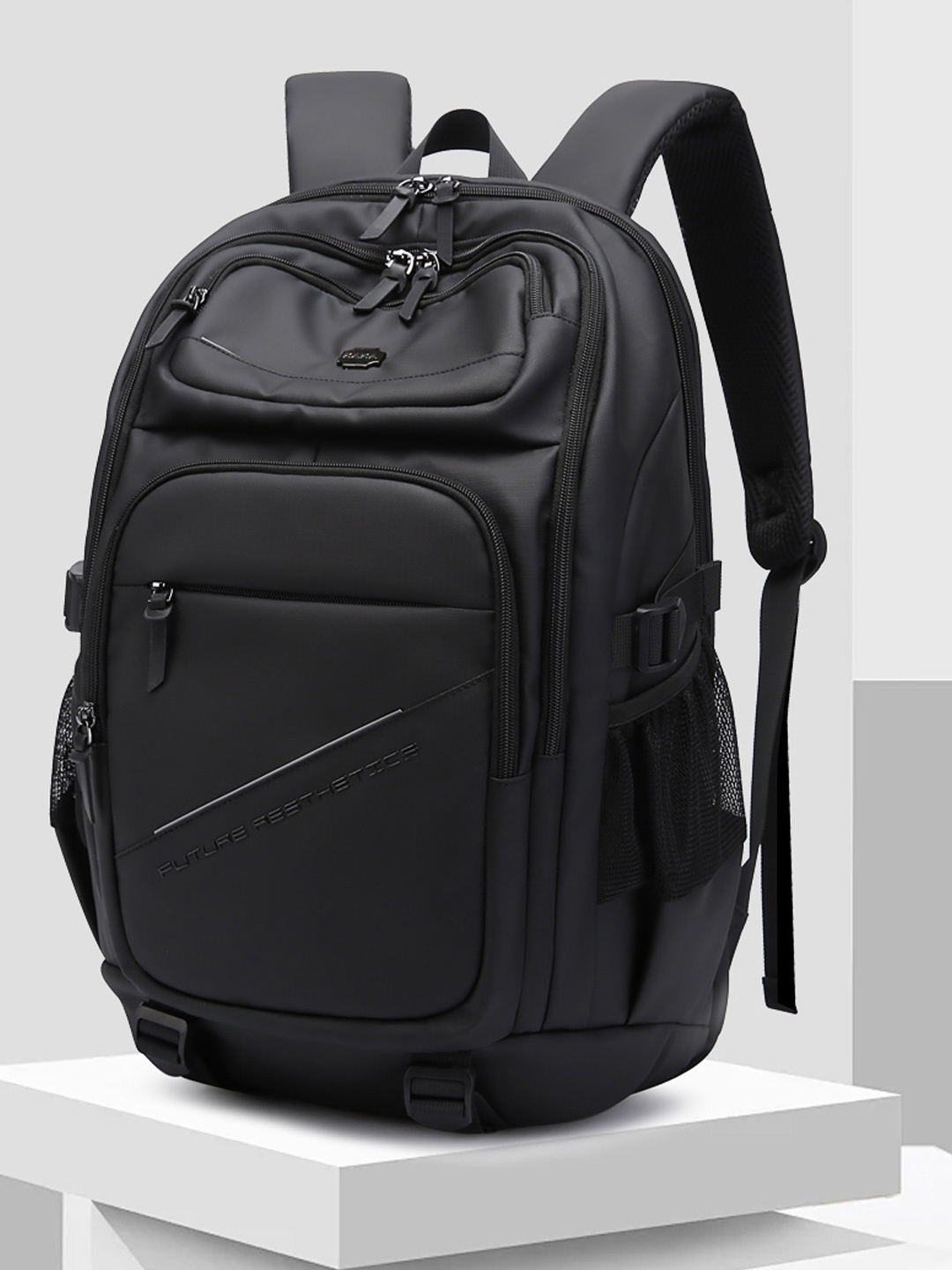 

Red Lemon KAKA 15.6 Inch Laptop Backpack Travel Durable Backpack (Black)