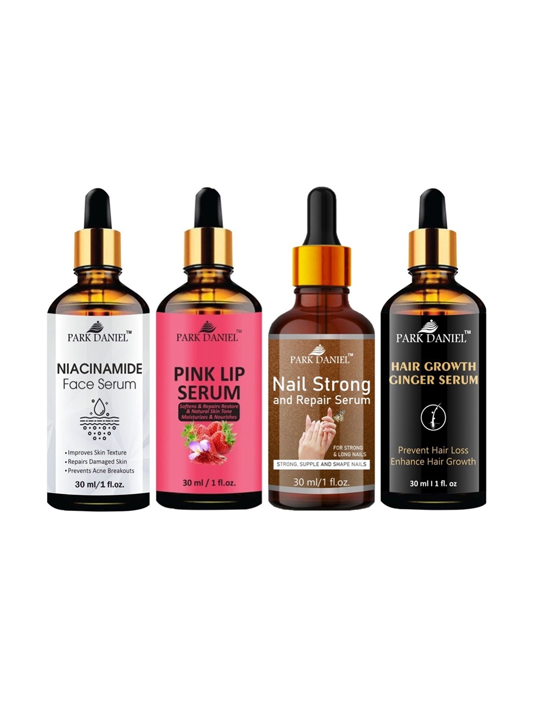 

Park Daniel Set Of 4 Serum Combo - 30ml Each, Pink