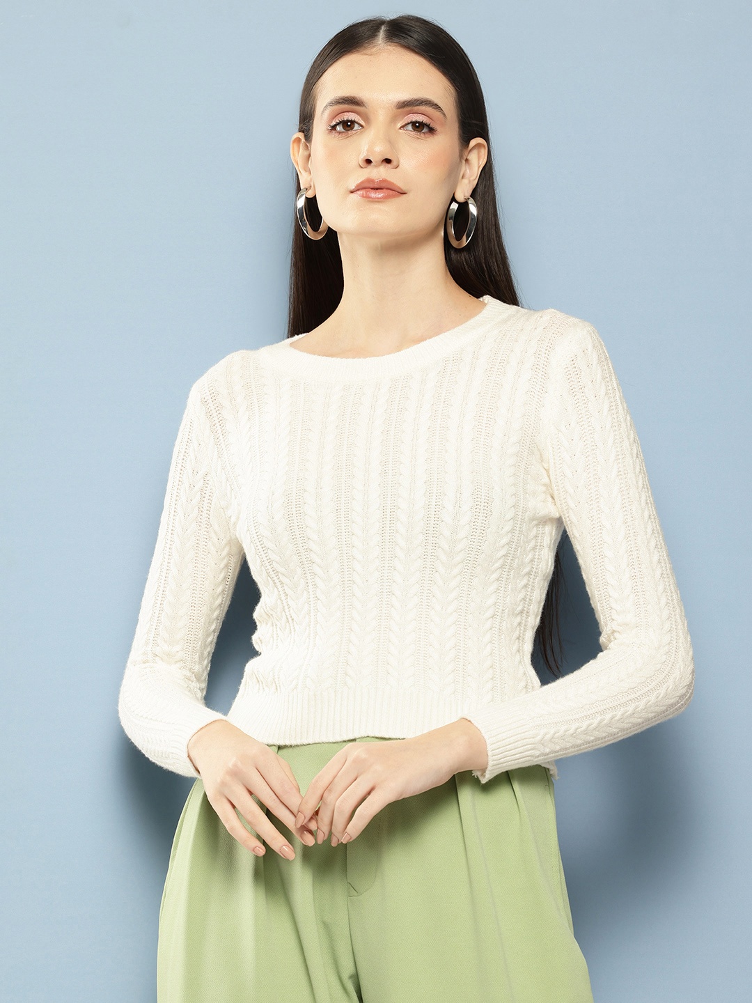 

Chemistry Woollen Pullover, Off white