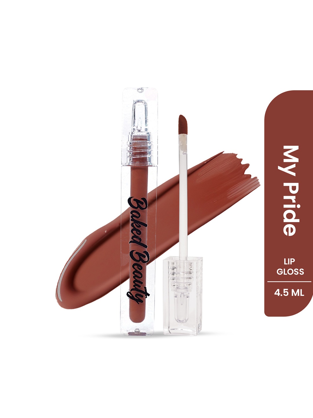

Baked Beauty Non Sticky & High Shine Lip Gloss - 4.5ml - My Pride, Brown