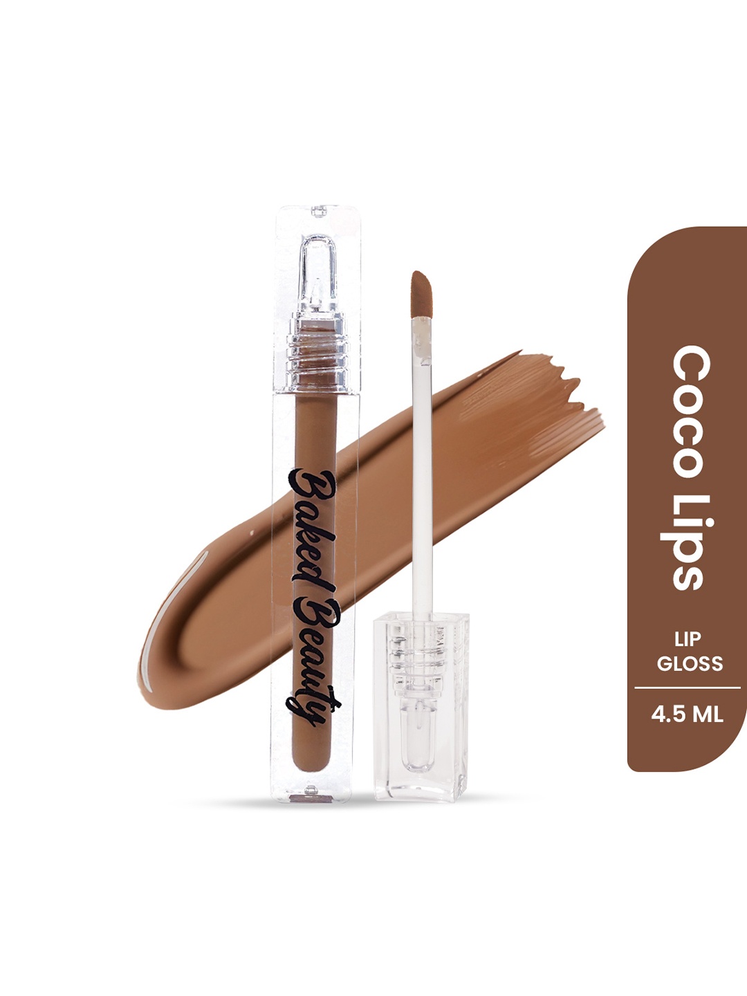 

Baked Beauty Non Sticky & High Shine Lip Gloss - 4.5ml - Coco Lips, Transparent