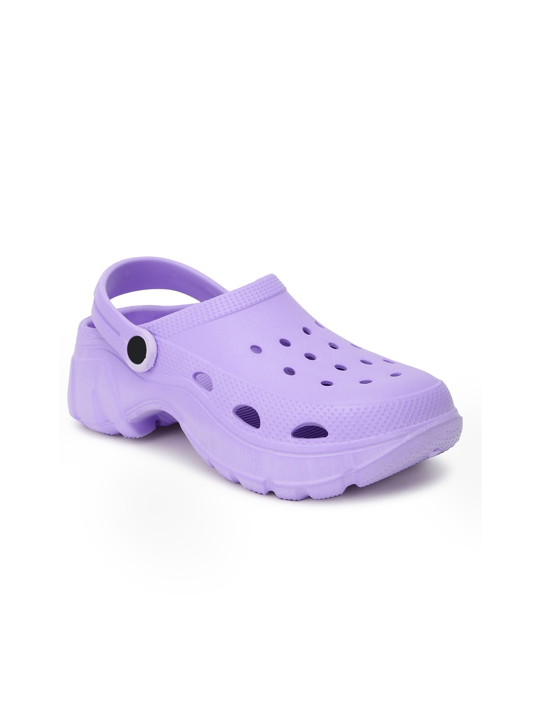 

Roadster Women Self Design Patterned Clogs, Purple