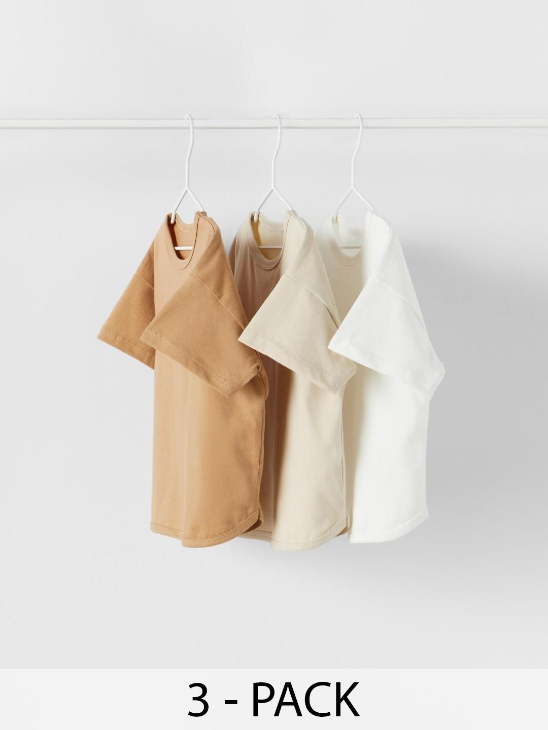 

ZARA Kids-Unisex Beige Tshirts