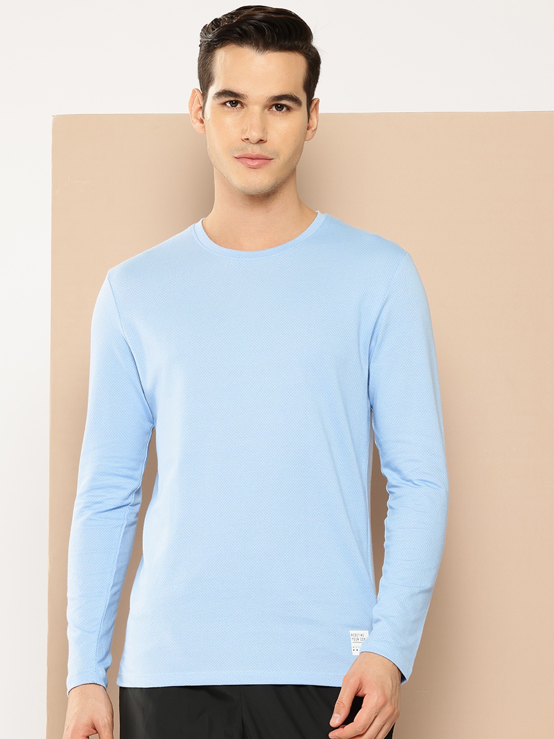 

Alcis Solid Regular Fit T-shirt, Blue