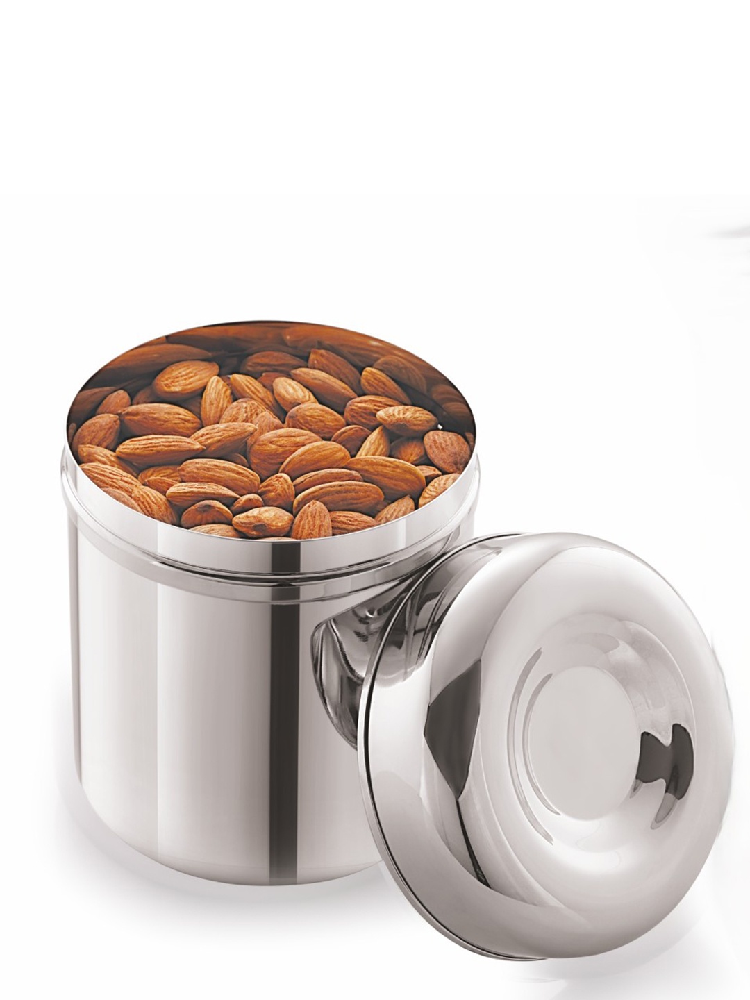 

MUKTI Stainless Steel Dishwasher Safe Canister Container 6000ml, Silver