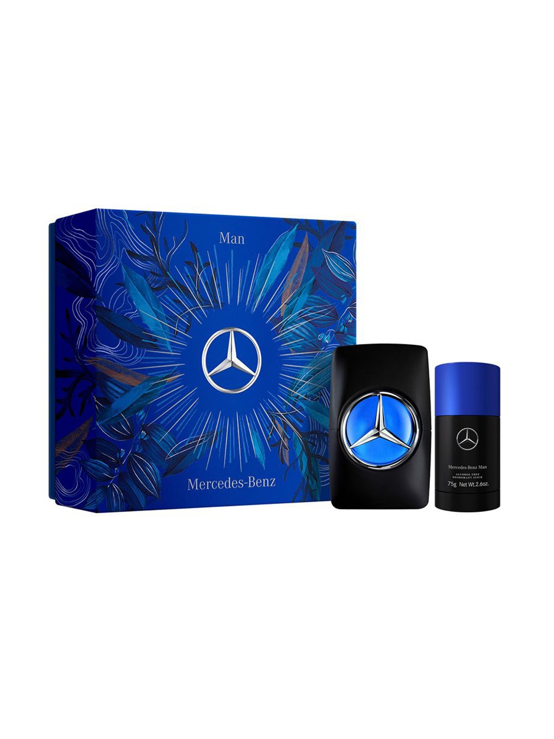 

Mercedes Benz Set Of Eau De Toilette 100ml & Deostick 75g, Blue