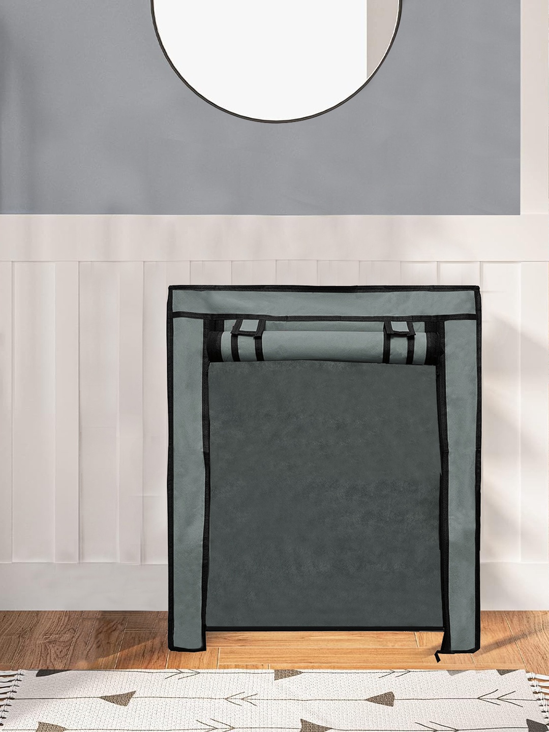 

Urban Choice Grey Cotton Shoe Rack Cover