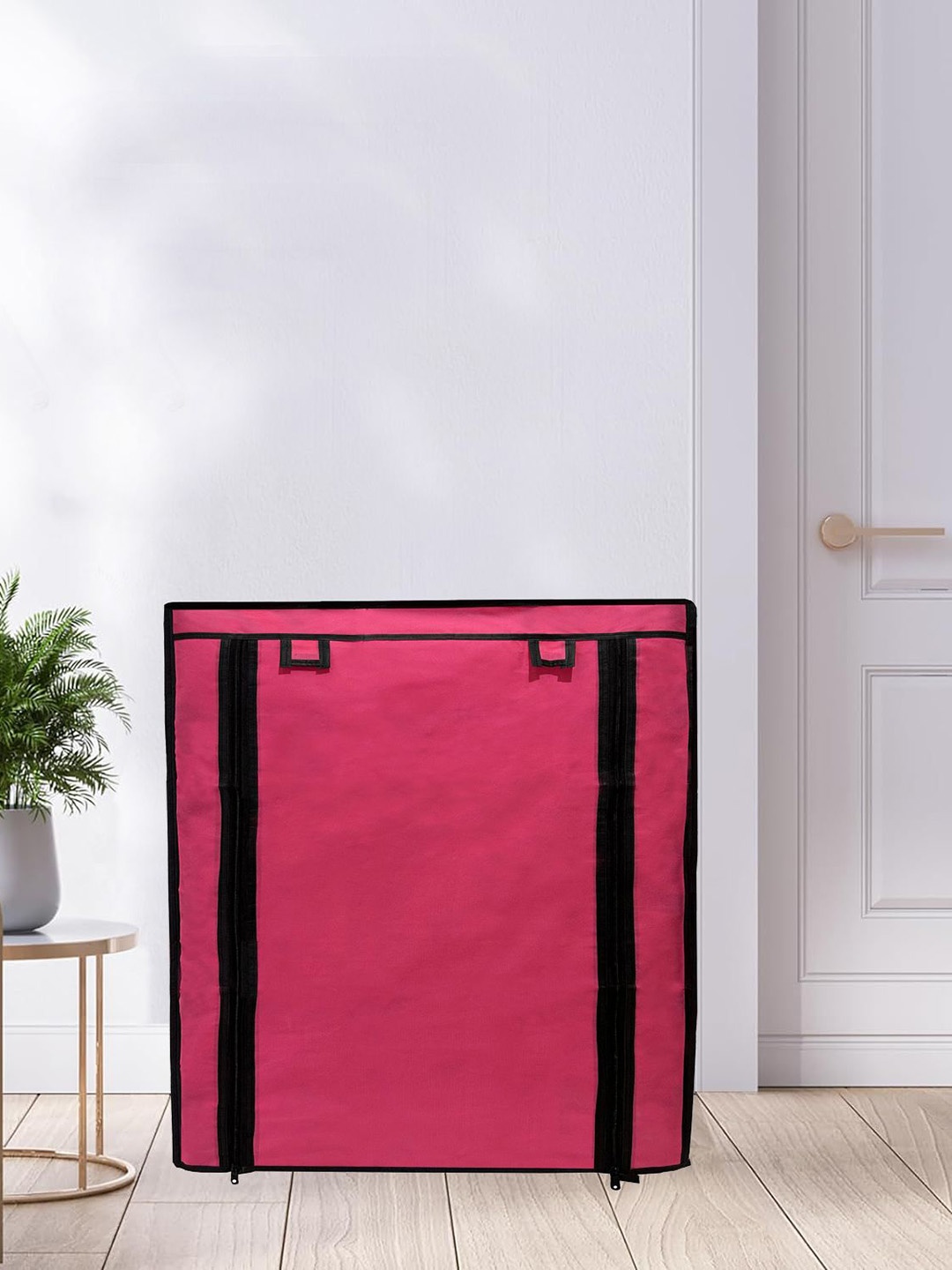 

Urban Choice Pink Cotton Shoe Rack Cover
