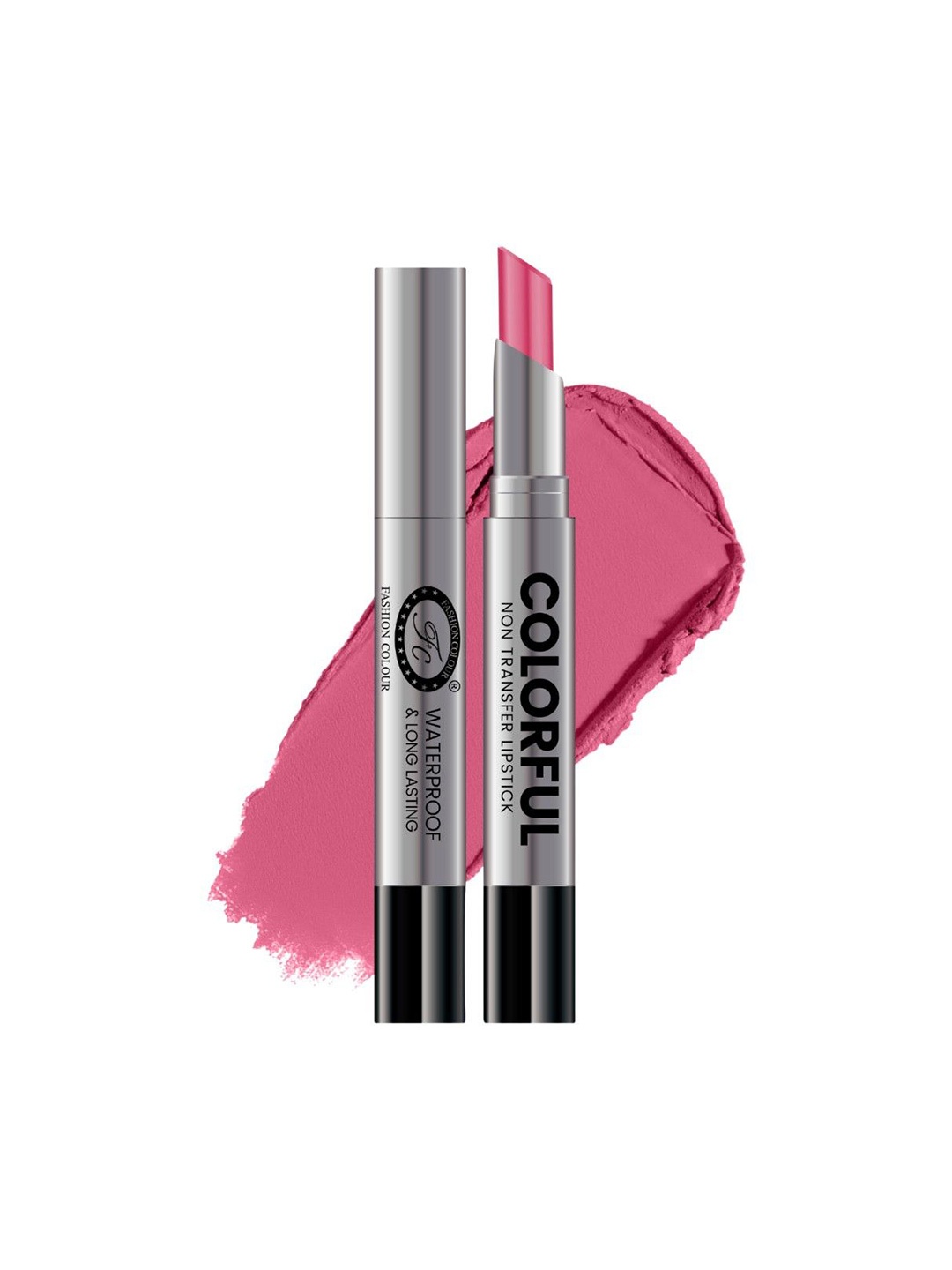 

Fashion Colour Colorful Long Lasting Non Transfer Lipstick - Rose Mauve 315 - 2.6g, Pink