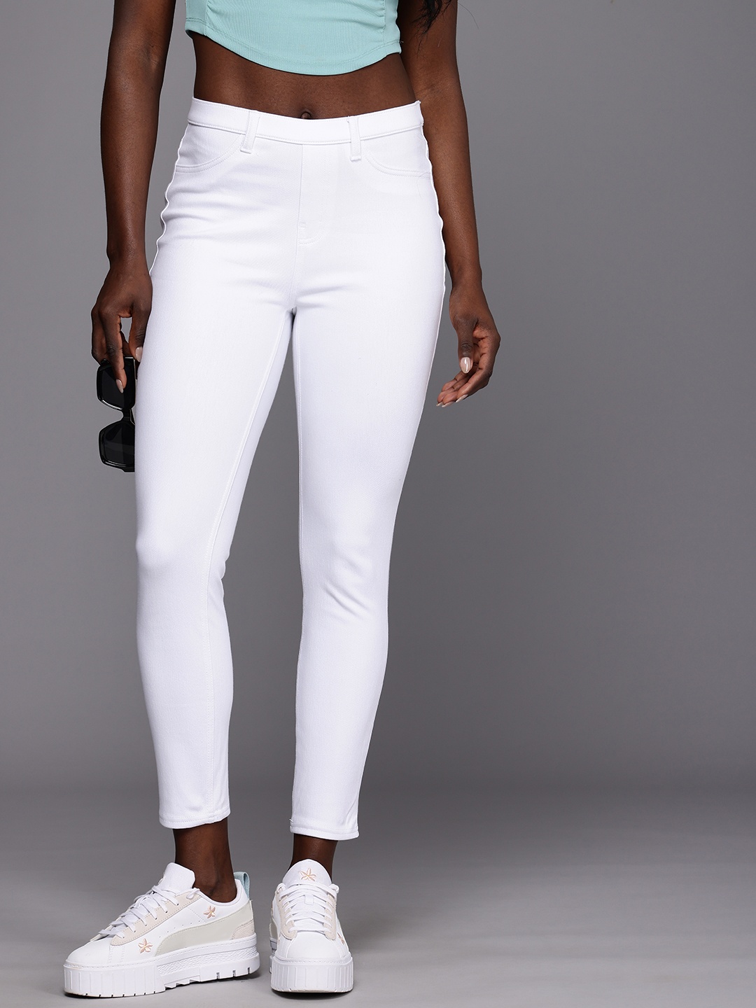 

NEXT Women Skinny Fit Jeggings, White