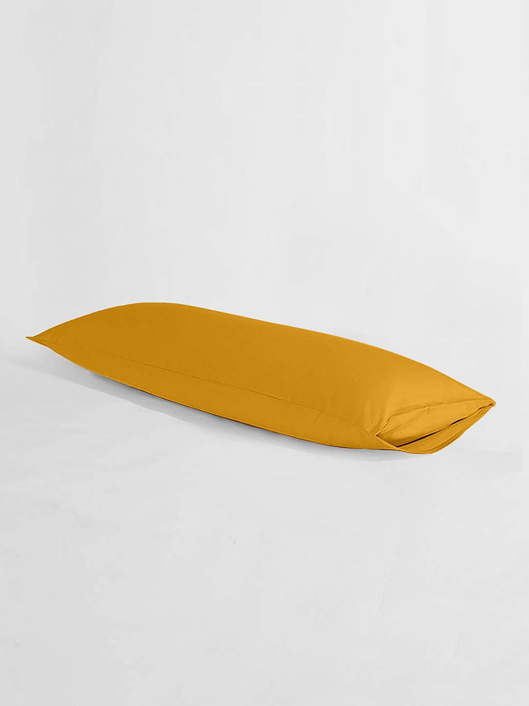 

Sleepino Gold-Toned 1 Pieces Solid Pure Cotton Rectangle Pillow Covers