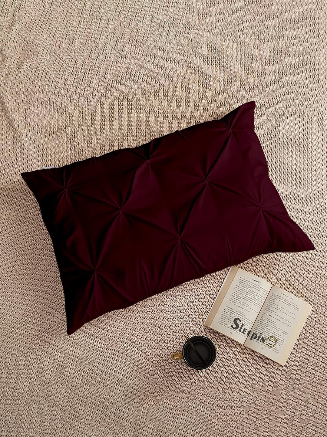 

Sleepino White 2 Pieces Solid Pure Cotton Rectangle Pillow Covers