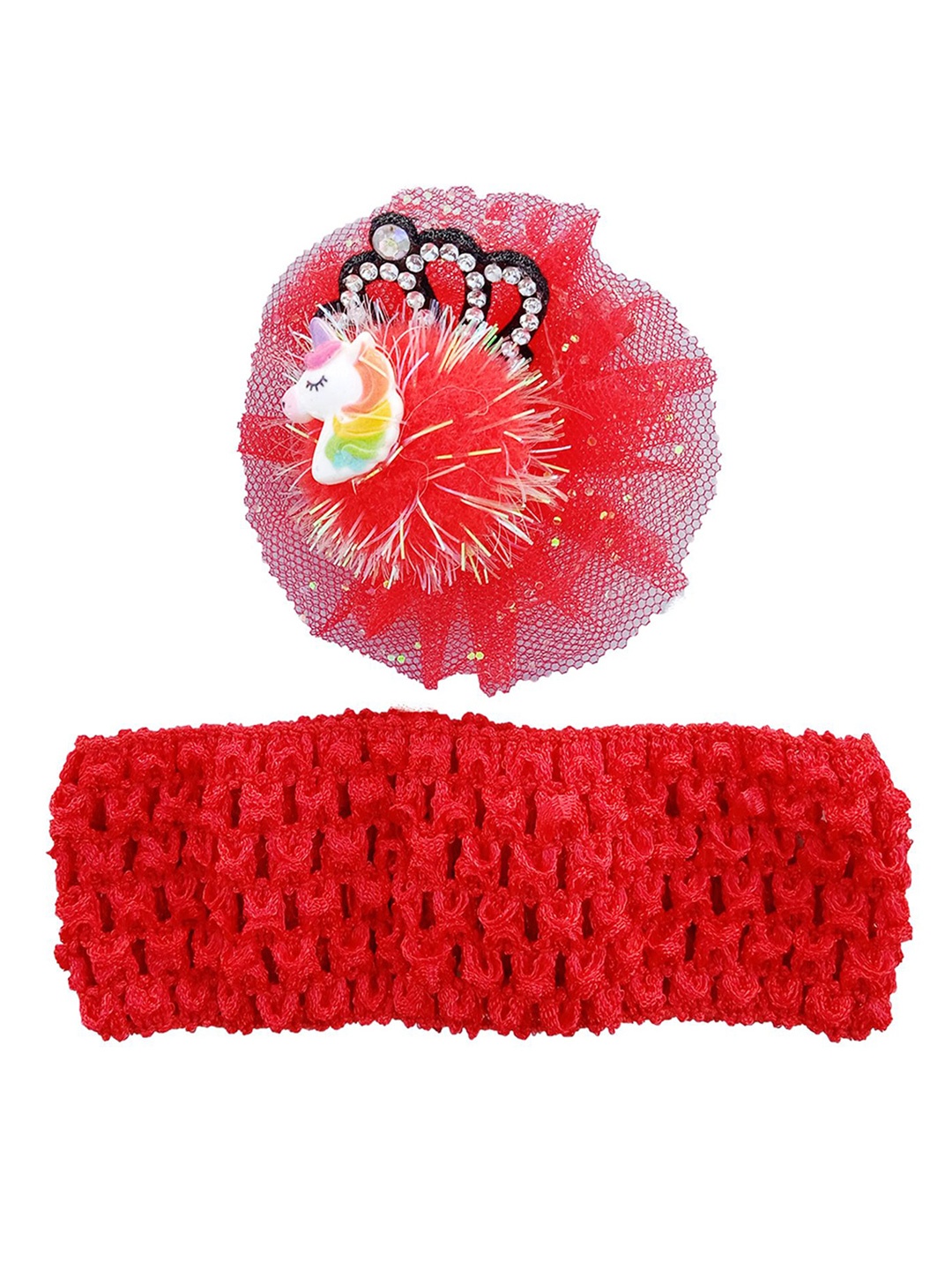 

BAESD Girls Red Unicorn Hairband