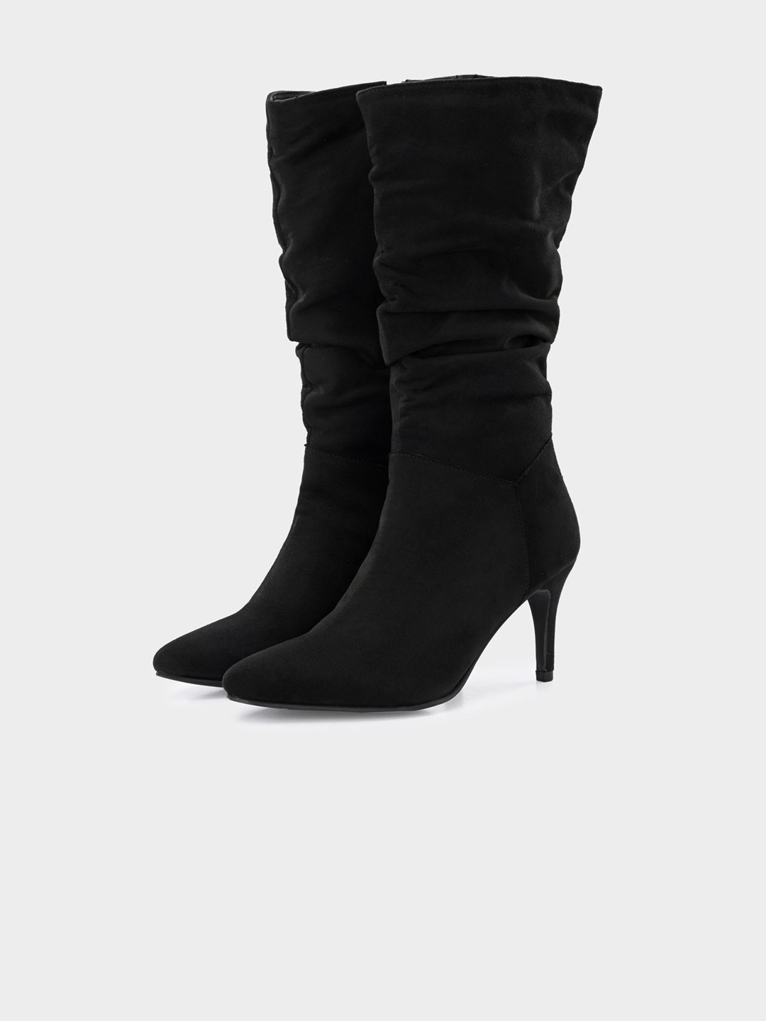 

ADORLY Women Long Slouchy Boots, Black