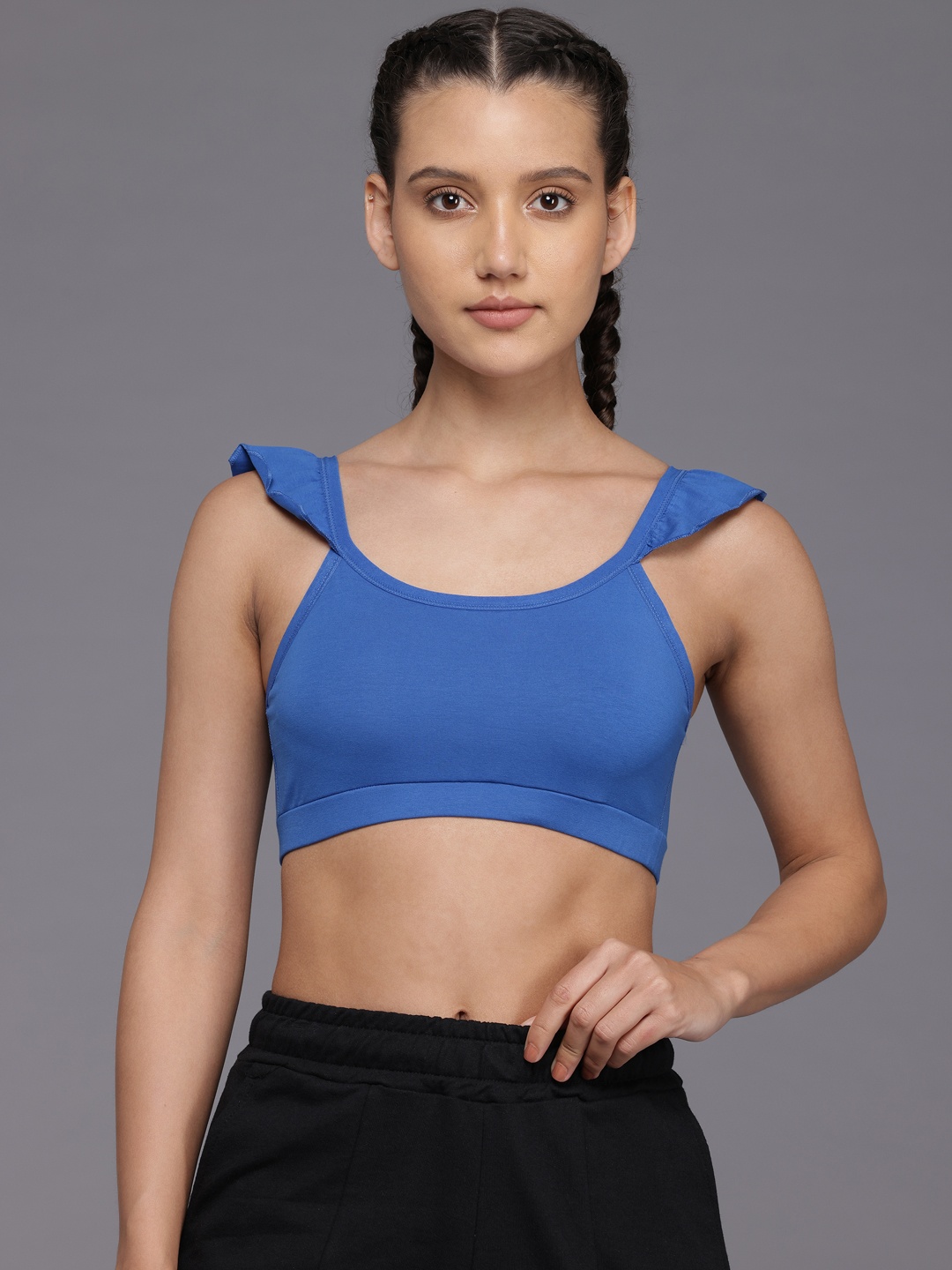 

HRX by Hrithik Roshan Bra- Full Coverage Lightly Padded, Blue